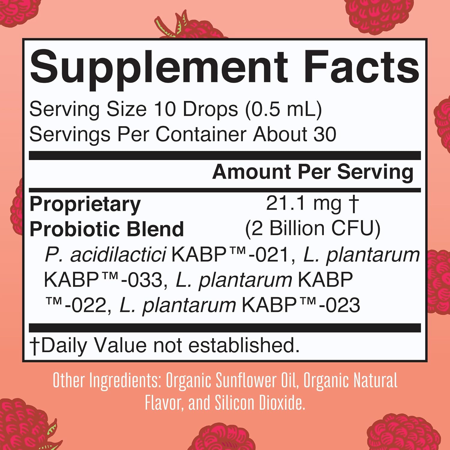 Organic Precision Probiotic & Elderberry Drops for Women - Raspberry & Blueberry | USDA Certified | Supports Gut Health, Immunity, Wellness | Vegan & Non-GMO - Espot.com.au