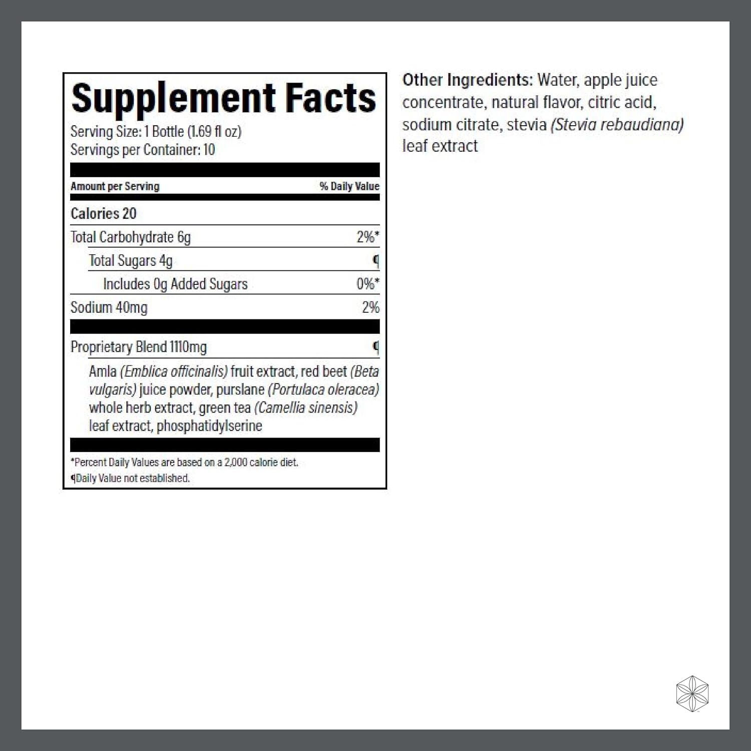 Isagenix Nootropic Elixir - Liquid Brain Health Supplement with Green Tea Extract - Supports Focus and Healthy Mindset - 1.69 Oz Bottles (Pack of 10) - Espot.com.au