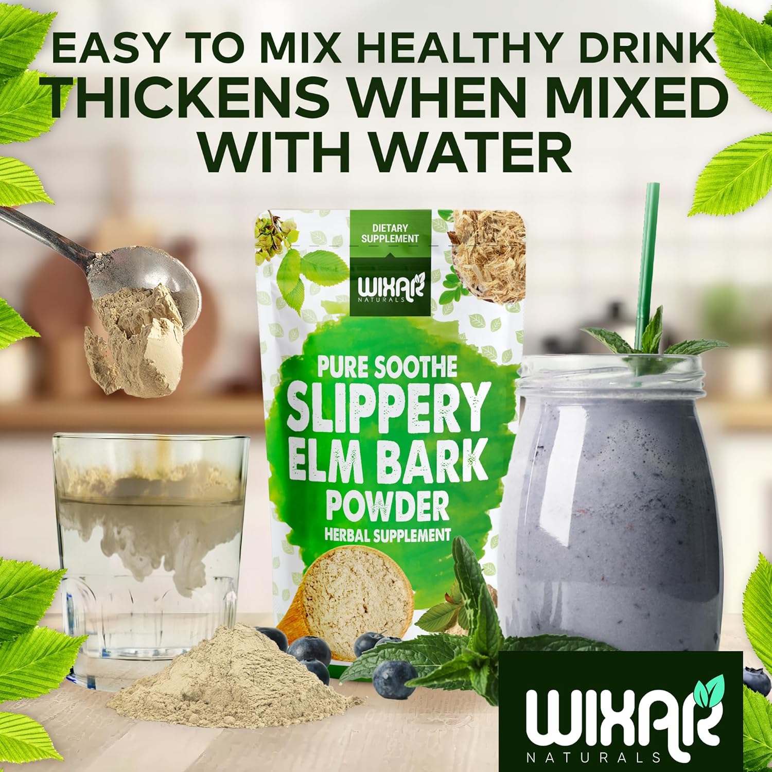 wixar-naturals-slippery-elm-bark-powder---herbal-supplement-for-digestive-health-sore-throat-acid-reflux---inner-bark-natural-gluten-free-gmo-free-vegan---5oz-5
