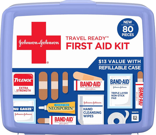 johnson-johnson-80-pc-travel-ready-first-aid-kit-for-minor-wound-care-assorted-bandages-gauze-pads-ideal-for-travel-on-the-go-1