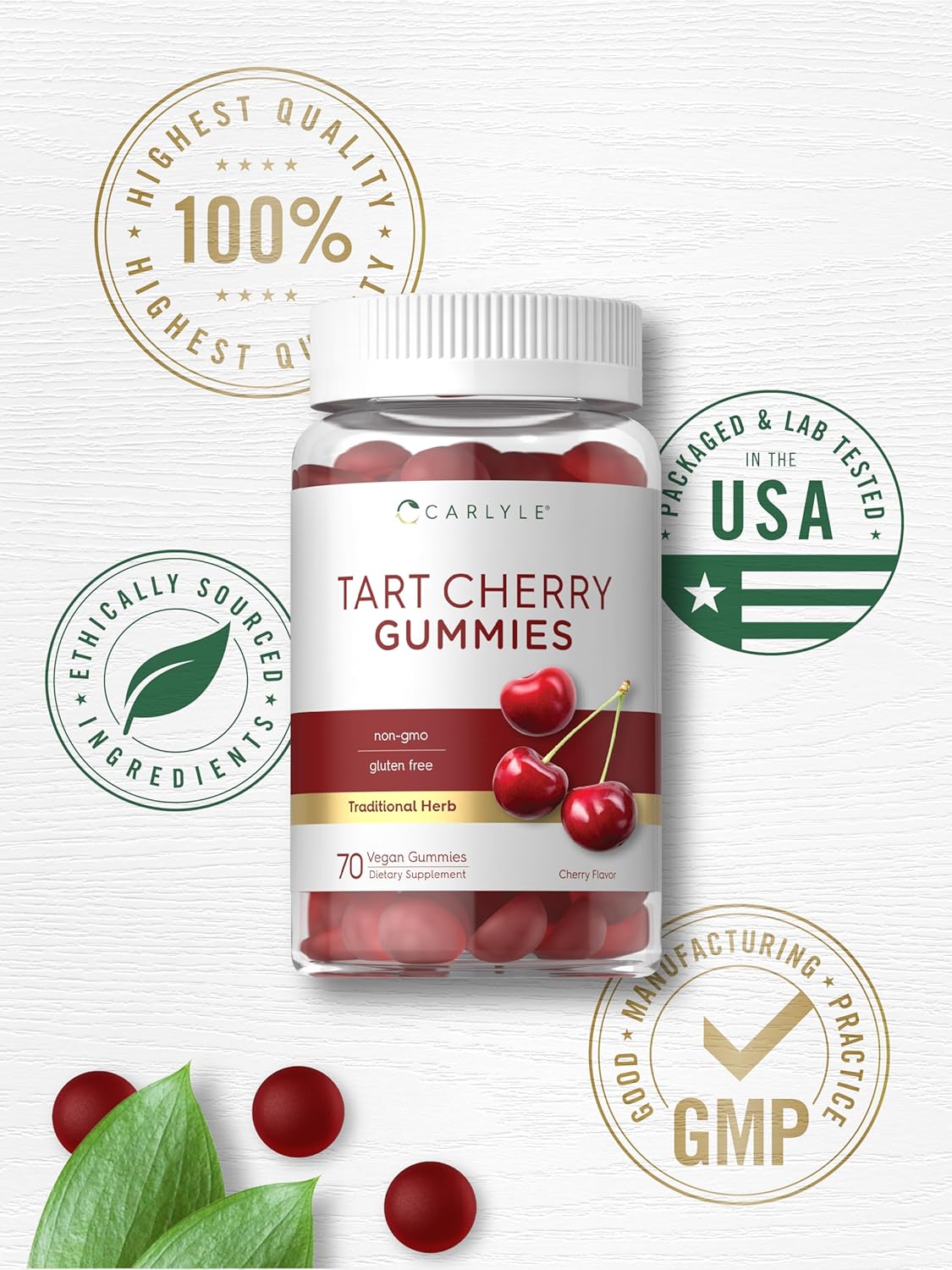 carlyle-tart-cherry-gummies---2000mg---70-count---vegan-non-gmo-gluten-free---cherry-flavor-6