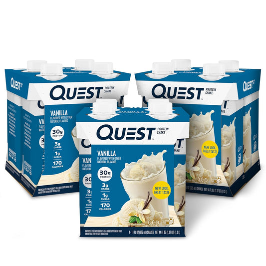 vanilla-protein-shake---quest-nutrition-30g-protein-3g-net-carbs-gluten-free-keto-friendly---4-count-x-11-floz-pack-of-3---ready-to-drink-1