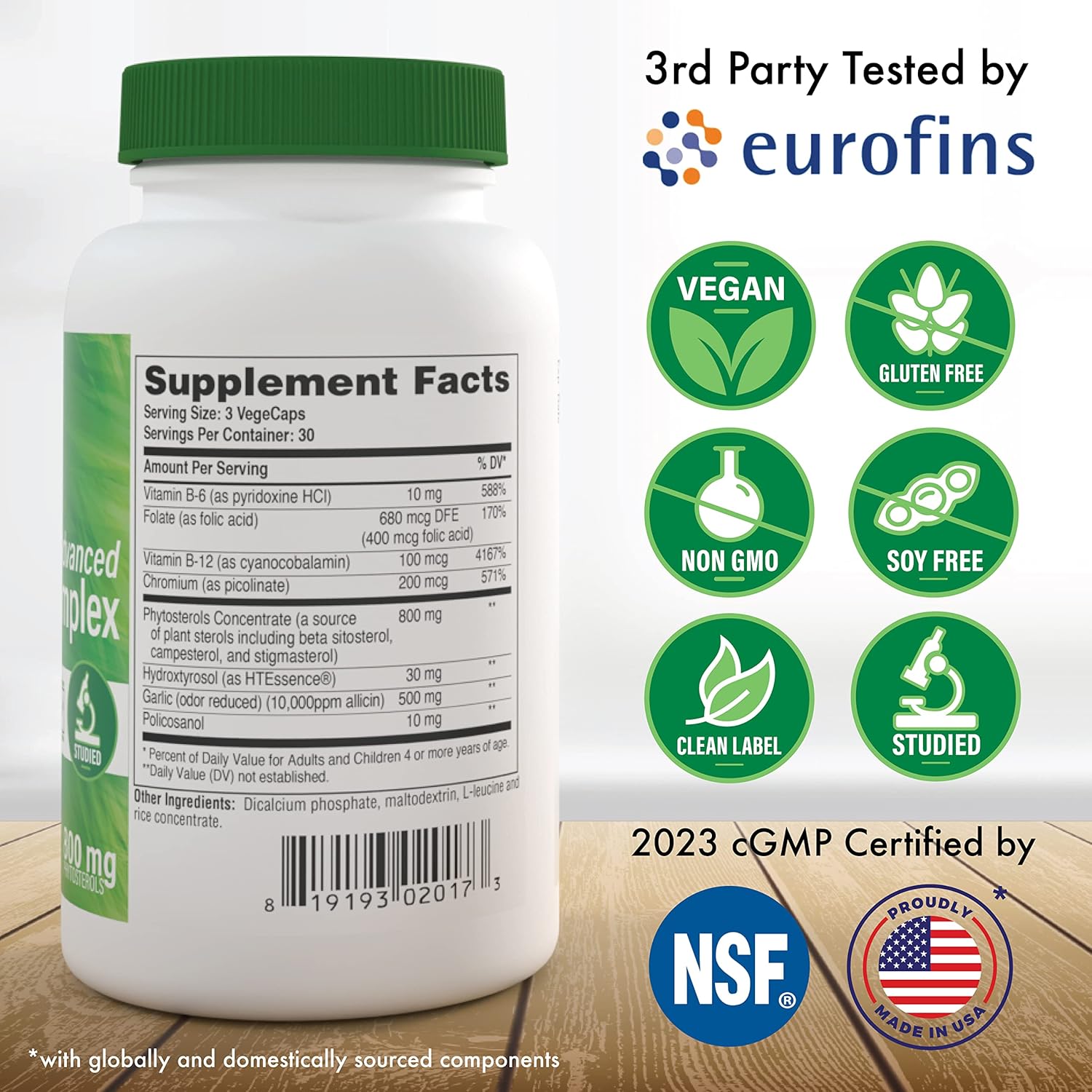 heart-health-support-with-phytosterols-policosanol-chromium---vegan-cholesterol-complex-for-lipid-metabolism---non-gmo-supplement-90ct-2