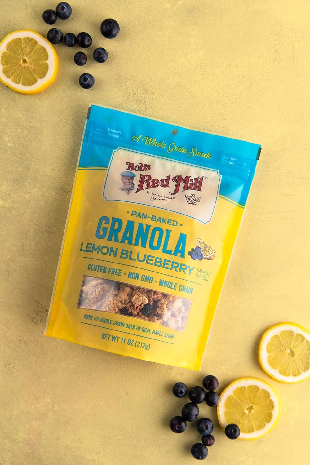 bobs-red-mill-lemon-blueberry-granola-11oz-6-pack---non-gmo-whole-grain-kosher---healthy-breakfast-cereal-2