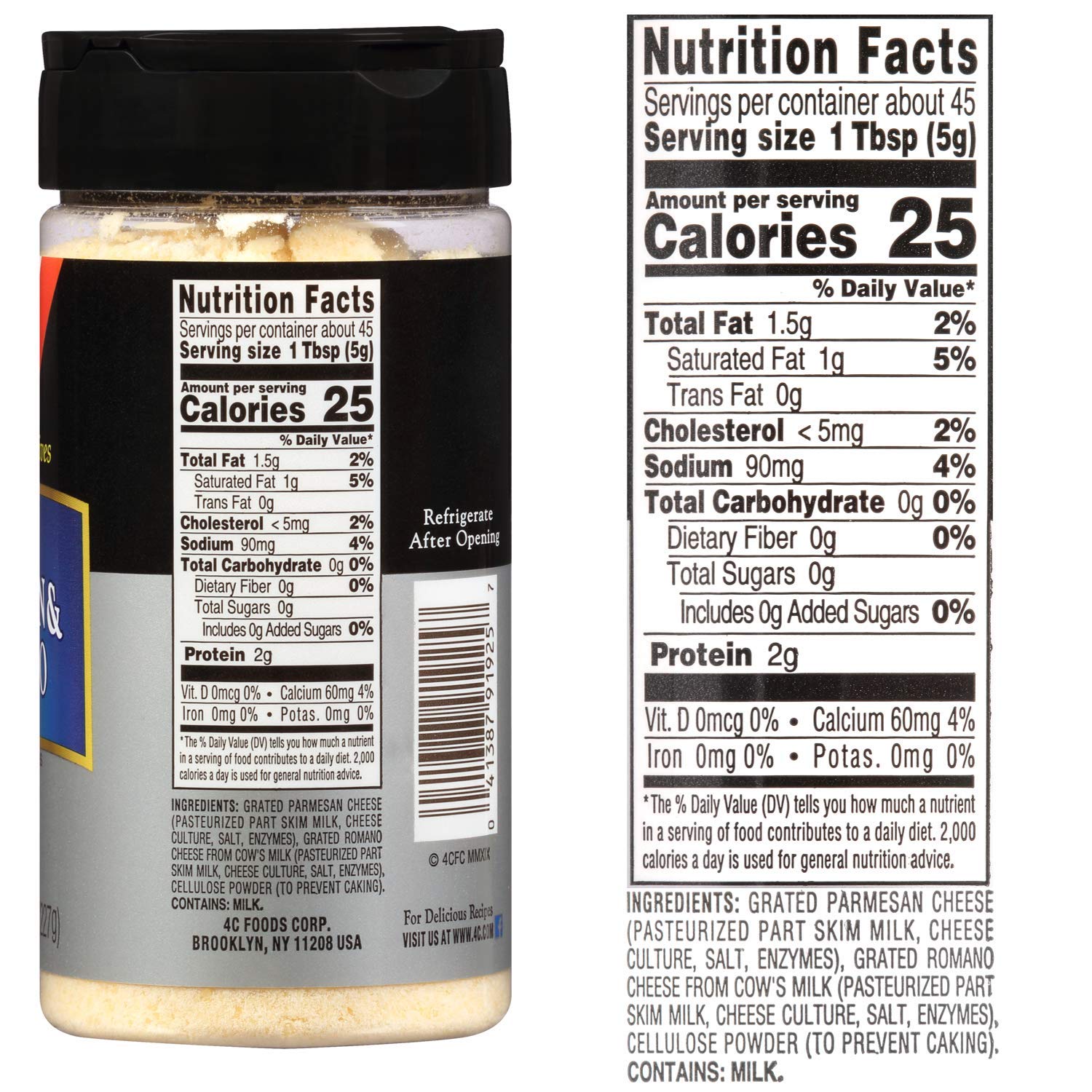 6-pack-of-all-natural-premium-4c-grated-parmesan-romano-cheese-cannisters---no-preservatives---ideal-for-italian-pastas-lasagnas-popcorn-and-more-2