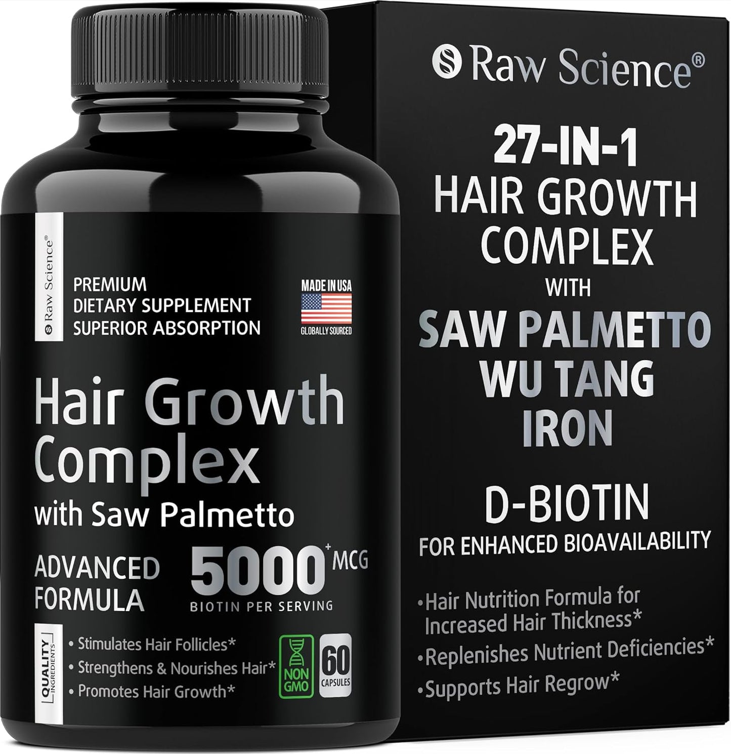 hair-loss-supplement-with-biotin-saw-palmetto---dht-blocker-for-men-women---promotes-growth-strength-and-healthy-hair---made-in-usa---gluten-free---vegetarian---800mg---60-capsules-1