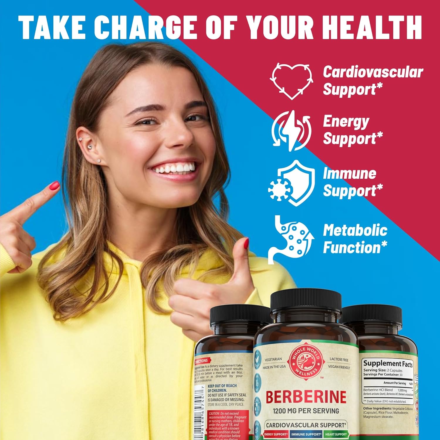 Liver Cleanse Detox Repair Formula & Premium Berberine Bundle - Supports Liver & Cardiovascular Health, Energy Boost, Metabolic Function - USA Made - Espot.com.au