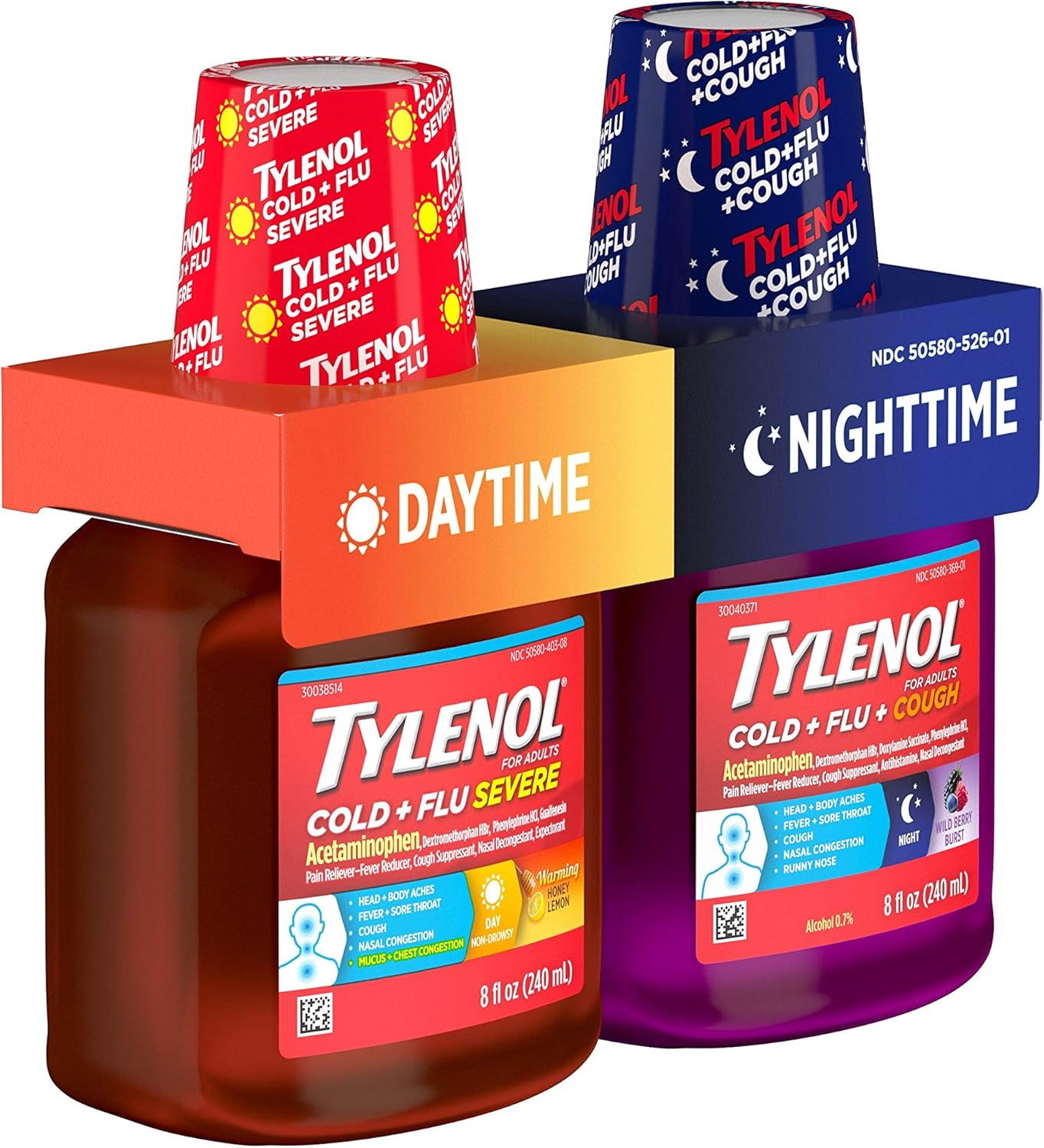tylenol-cold-flu-severe-day-night-liquid-cough-medicine-2-pack---8-fl-oz-bottles-4
