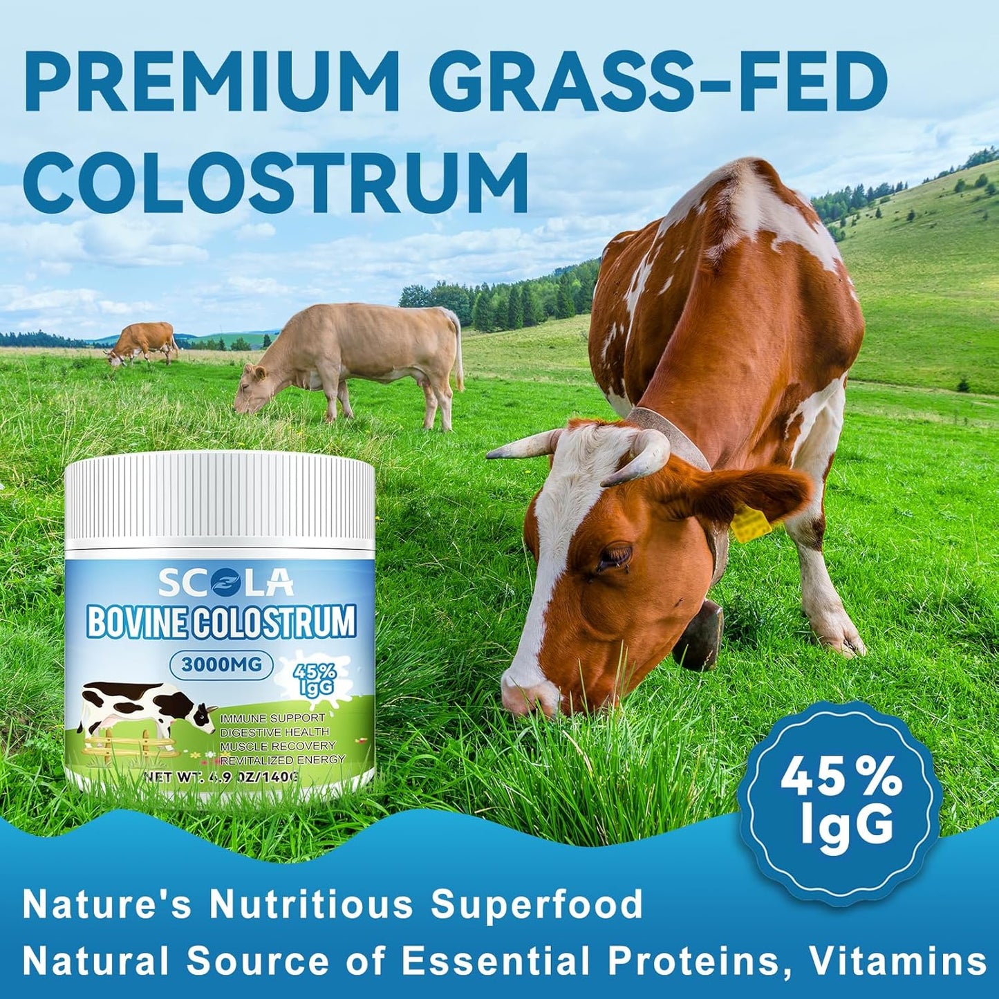 high-igg-grass-fed-bovine-colostrum-powder---gut-health-immune-support-beauty-boost---non-gmo-natural-supplement---3000mg-per-serving-49-oz-6