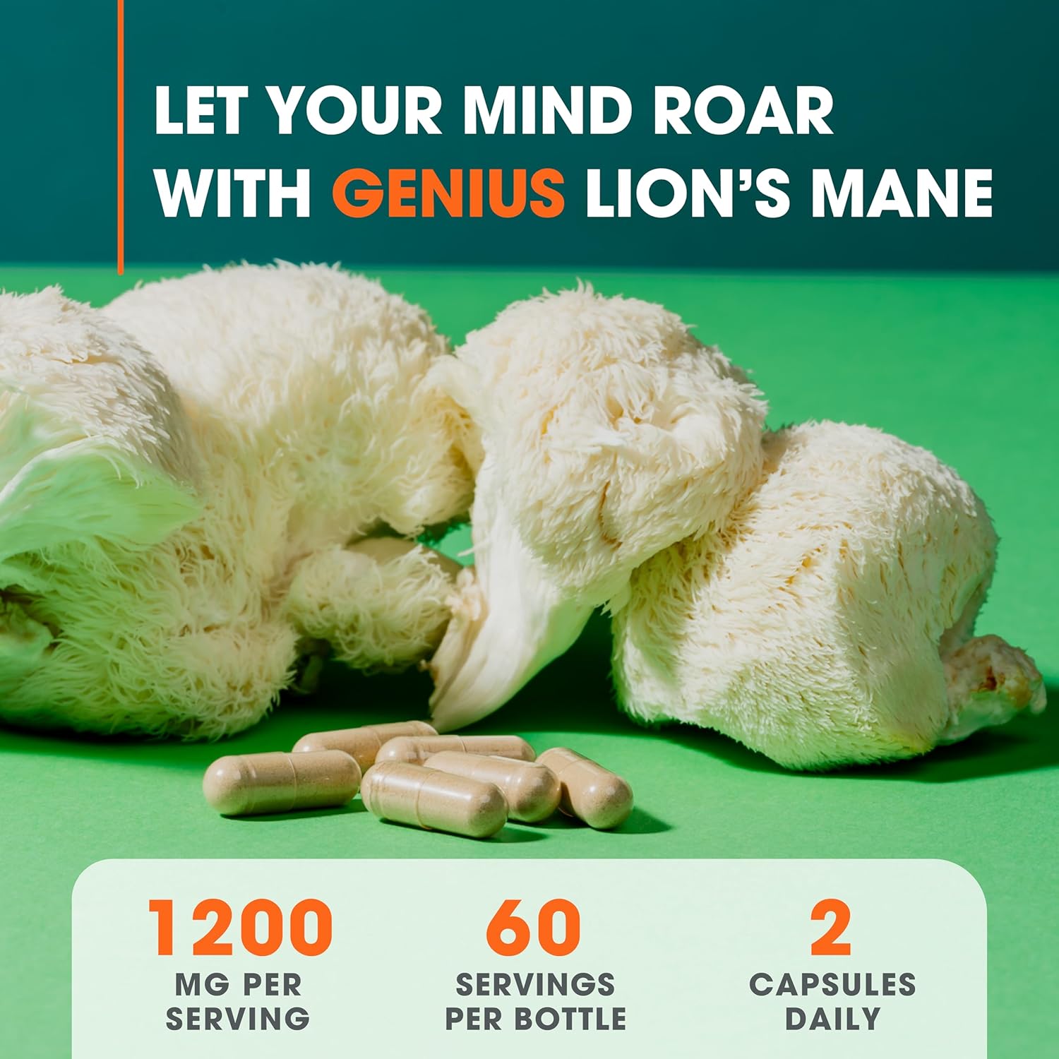 organic-genius-lions-mane-cognition-vitamins-supplement-capsules---120-veggie-pills-1200mg-per-serving---nootropic-supplement-by-the-genius-brand-4