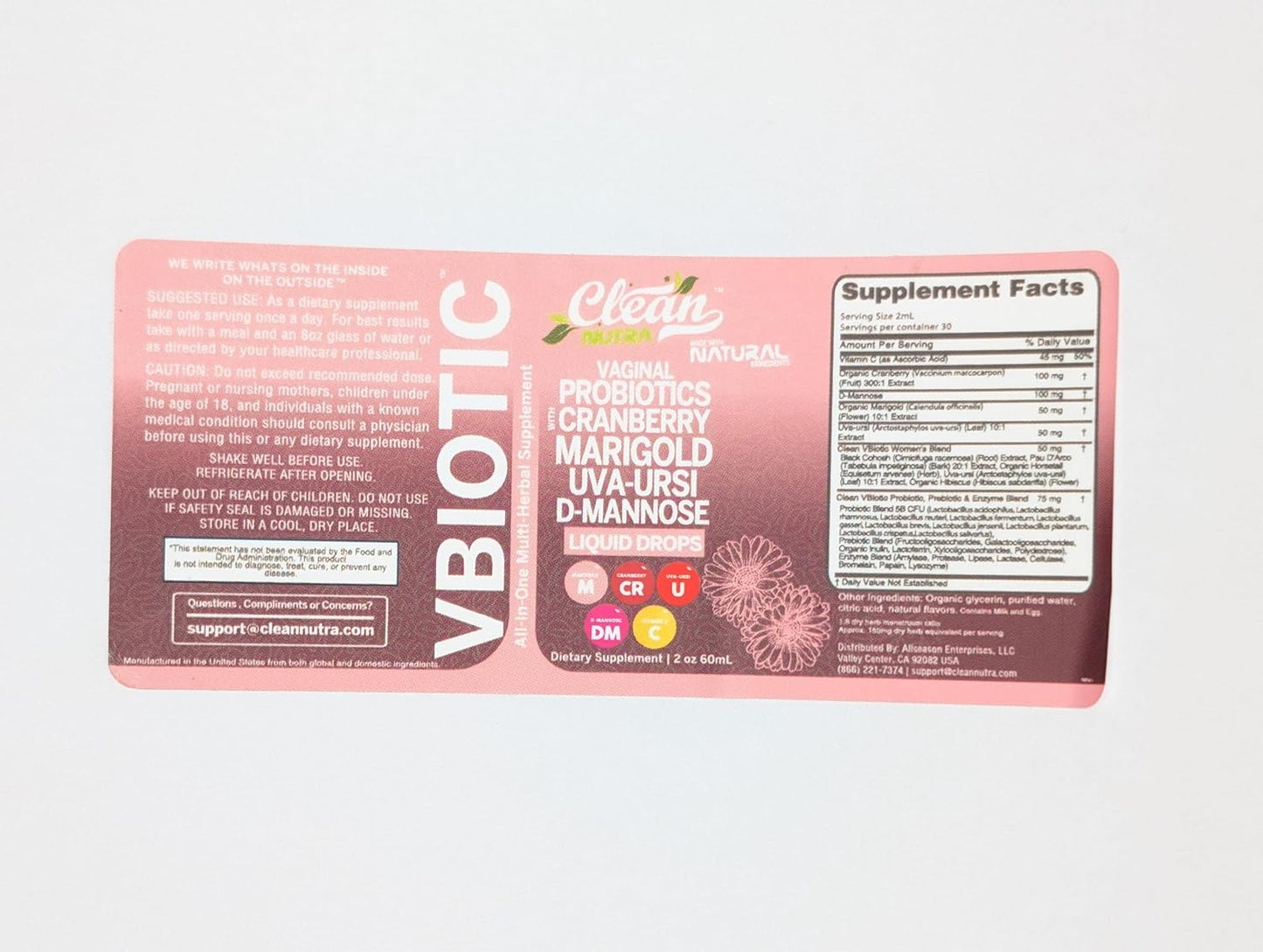 clean-nutra-vbiotic-liquid-drops---womens-vaginal-probiotic-with-cranberry-uva-ursi-d-mannose-prebiotics-for-ph-balance-and-vaginal-health-9