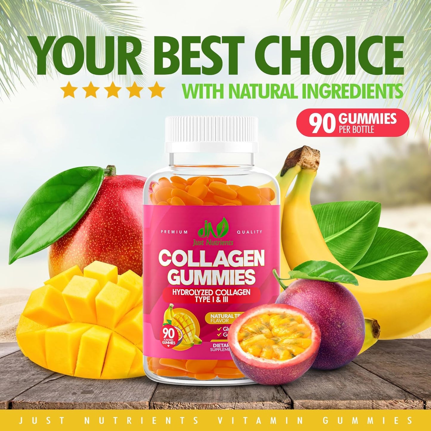 90-count-collagen-gummies-for-hair-skin-nails-support---tropical-flavor-gluten-free-non-gmo---men-women---45-servings-4