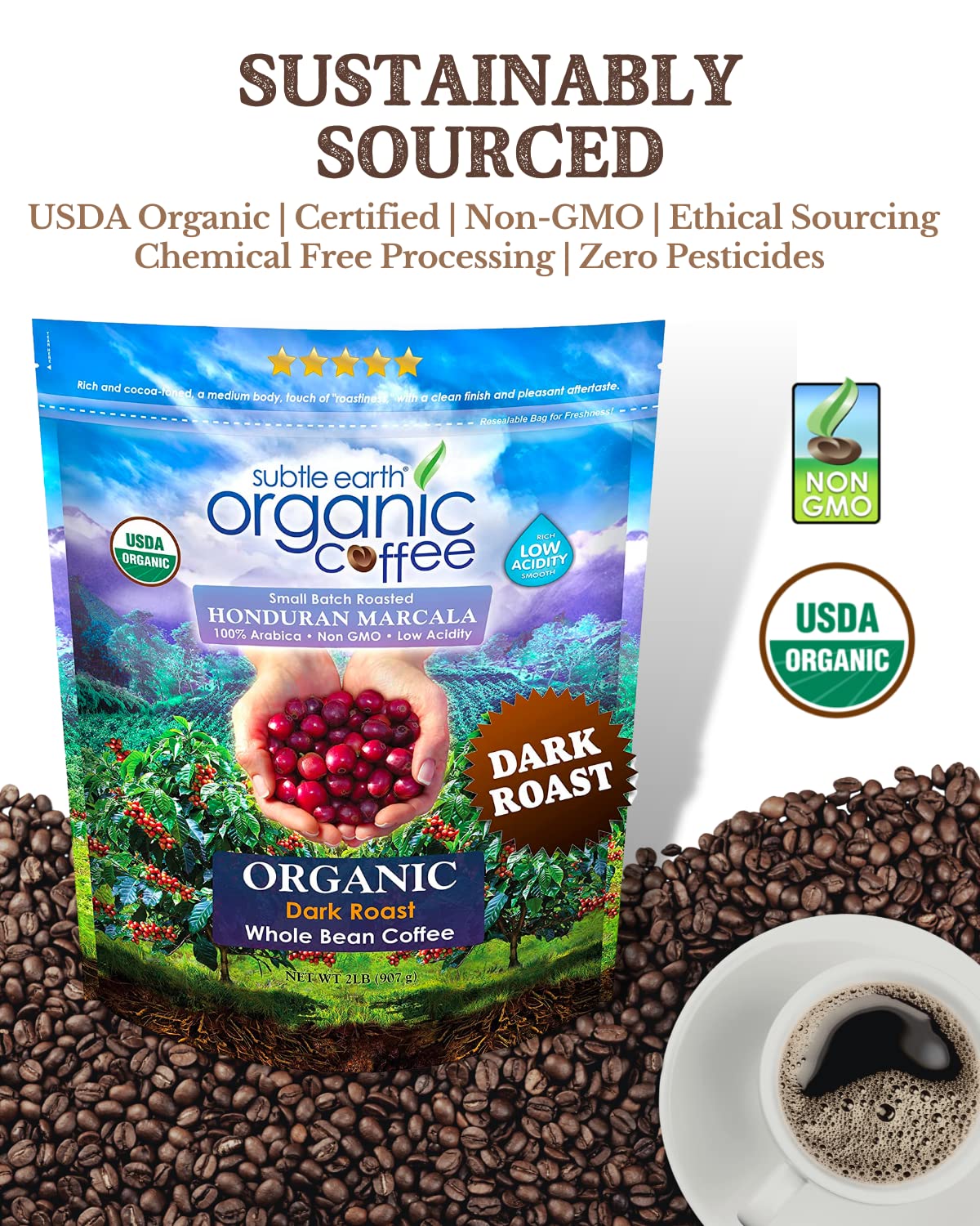 organic-dark-roast-whole-bean-coffee---low-acidity---non-gmo---100-arabica-beans---cafe-don-pablo-subtle-earth---2lb-bag-3
