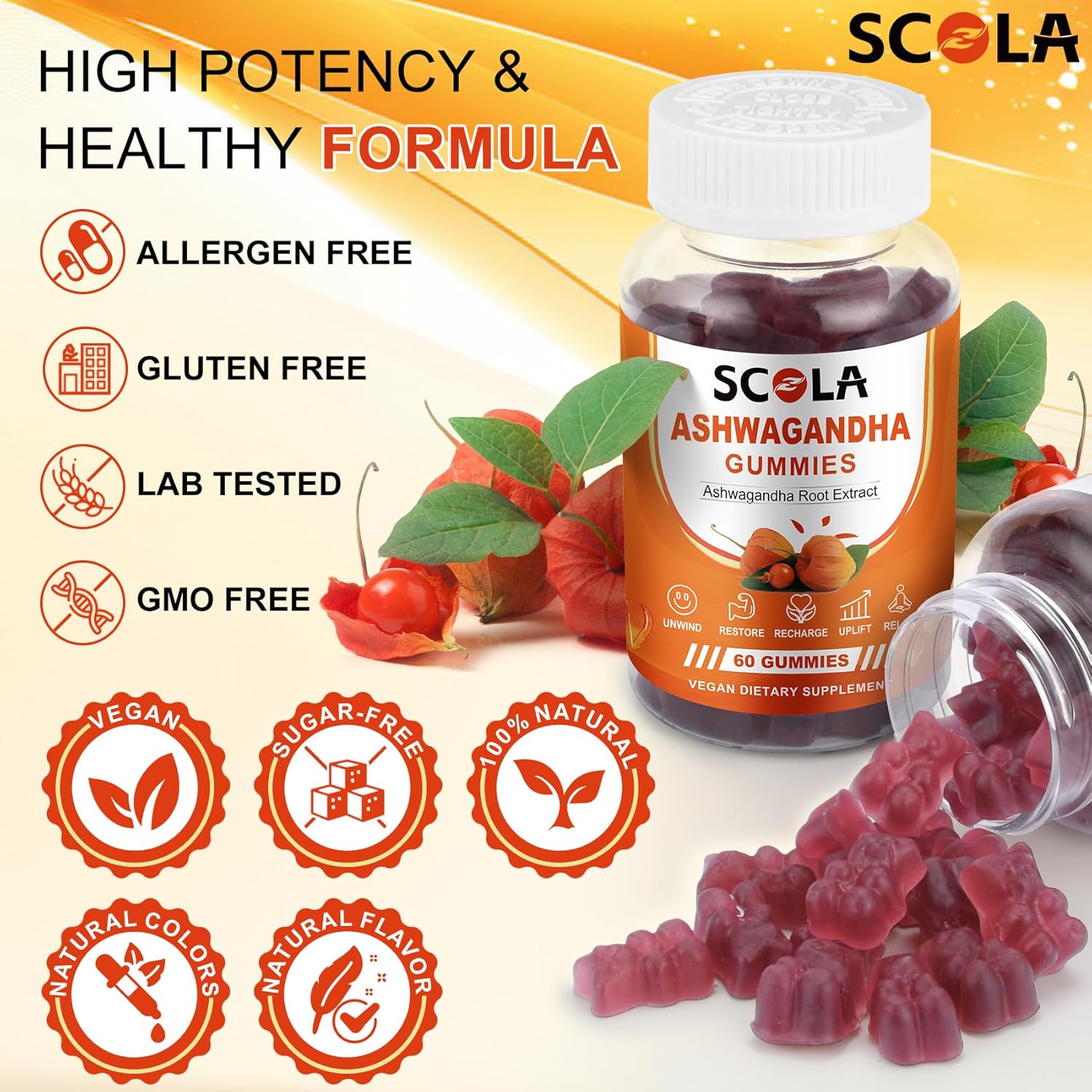 natural-ashwagandha-root-extract-gummies-for-relaxation---ashwagandha-supplement-for-men-and-women-with-vitamin-d-zinc---vegan-non-gmo---60-gummies-3