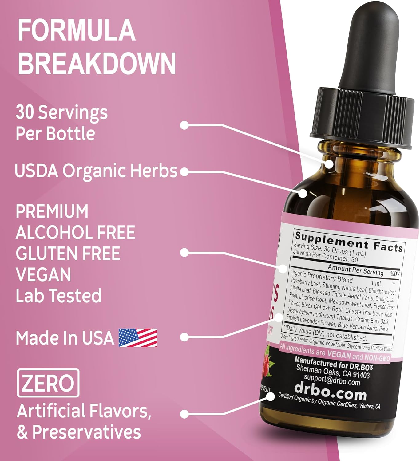 organic-hormone-balance-liquid-drops-for-women---pms-relief-menstrual-support-supplement-with-raspberry-leaf-chasteberry-black-cohosh---1-oz-8