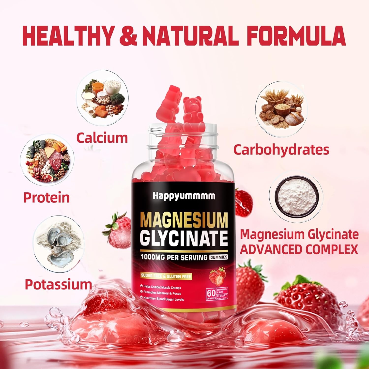 happyummmm-magnesium-glycinate-gummies-1000mg---sugar-free-supplement-with-vitamin-d-b6-coq10-for-calm-mood-sleep-support---60-strawberry-gummies-2