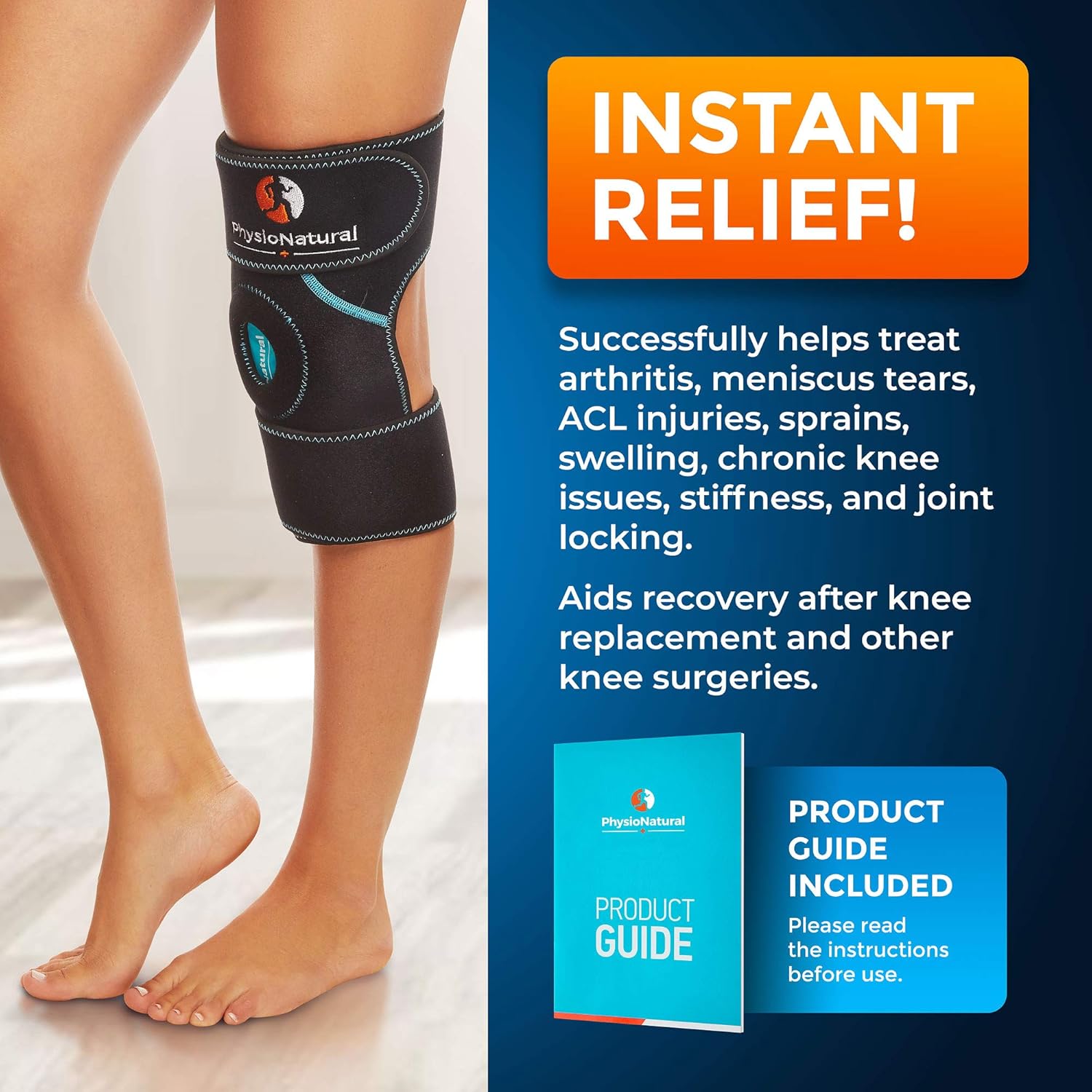 physionatural-knee-ice-pack---reusable-gel-wrap-for-leg-injuries-swelling-arthritis-meniscus-tear-acl---cold-compress-therapy-for-knee-pain-relief-surgery-recovery-3
