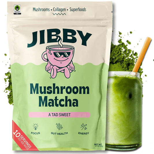 organic-mushroom-matcha-latte-powder-with-collagen-and-mct-oil---ceremonial-grade-green-tea-matcha-superfood-blend-10-servings-1