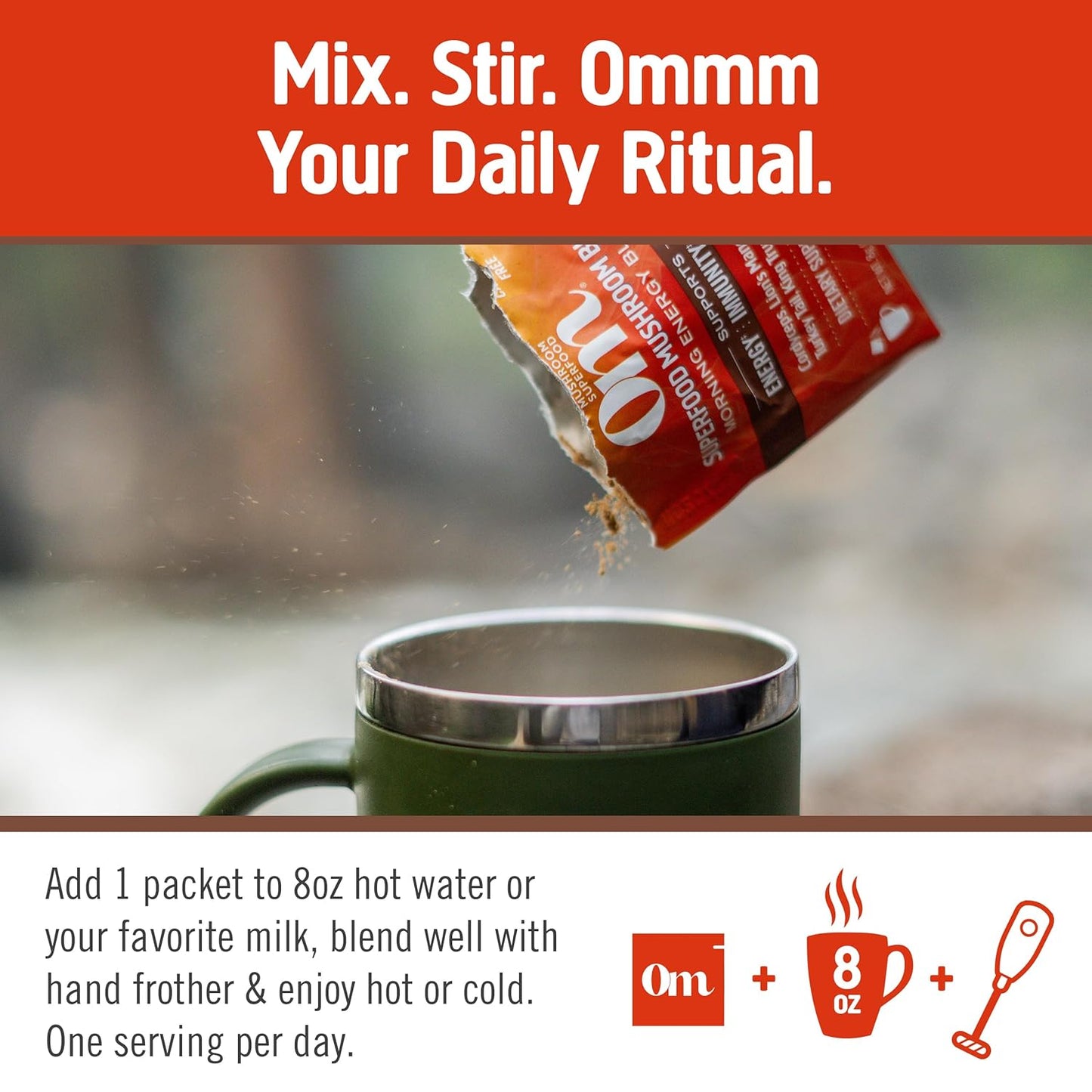 om-mushroom-superfood-morning-energy-blend-mushroom-powder-drink-single-serve-packets---10-count-coffee-alternative-with-cordyceps-vitamin-d2-agaricus-bisporus-lions-mane-rhodiola-turkey-tail-natural-energy-boost-5