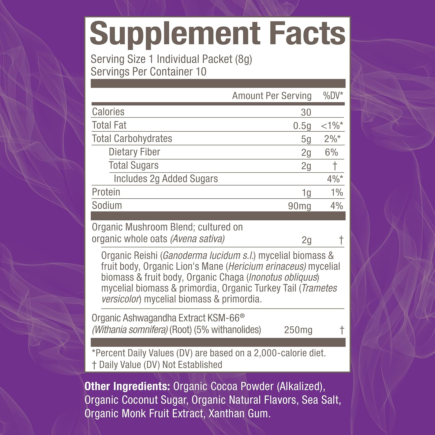om-mushroom-superfood-hot-chocolate-blend-single-serve-packets---10-count-dutch-cocoa-flavor-with-lions-mane-reishi-chaga-turkey-tail-mushrooms-for-focus-and-stress-support---2g-sugar-25-calories-2