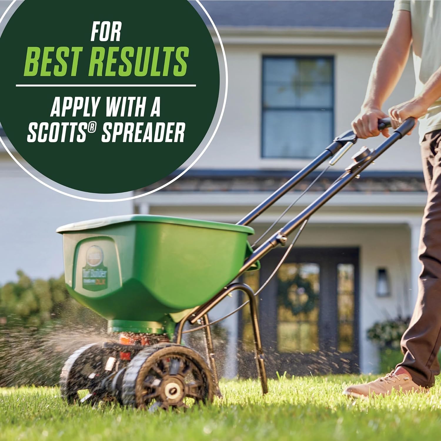Scotts Turf Builder Healthy Plus Lawn Food - 2-in-1 Fungicide & Fertilizer - Supports Grass Health - 4,000 sq. ft. Coverage - 13.70 lbs. - Espot.com.au