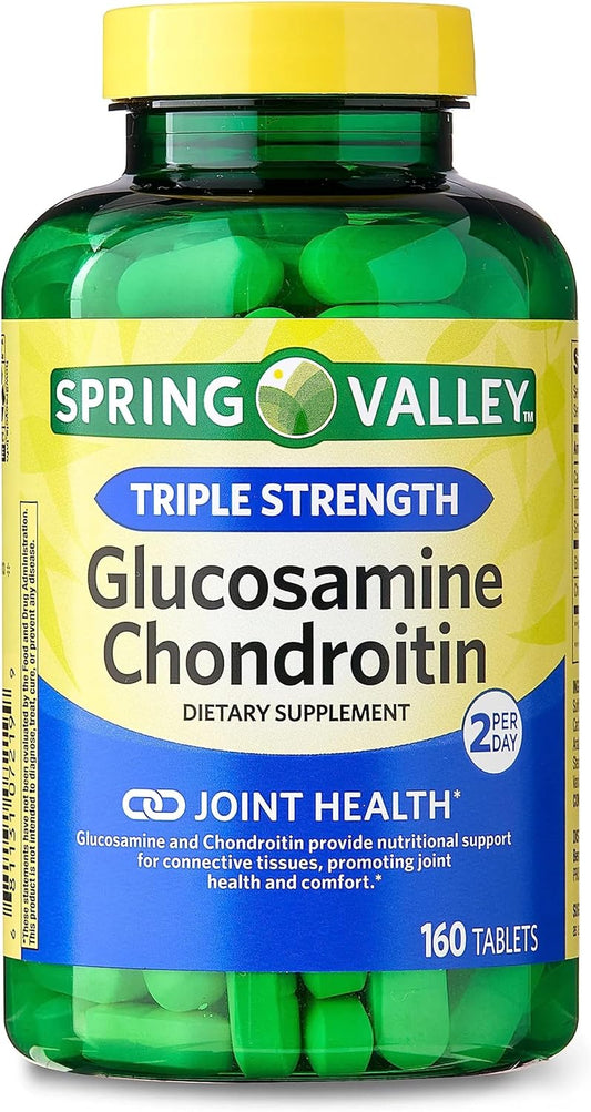 spring-valley-triple-strength-glucosamine-chondroitin-tablets---160-count-1