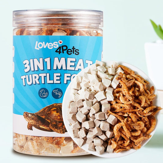 premium-3-in-1-freeze-dried-turtle-treats---chicken-duck-antarctic-krill---natural-box-aquatic-turtle-food---human-grade-quality---ideal-for-baby-turtles-1