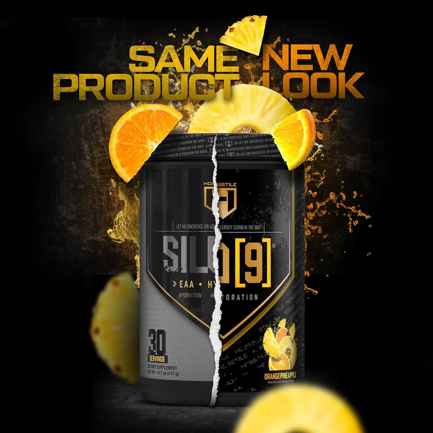 Orange Pineapple Electrolyte Hydration Drink with Essential Amino Acids and BCAAs for Muscle Recovery and Lean Muscle Growth - 30 Servings - Espot.com.au