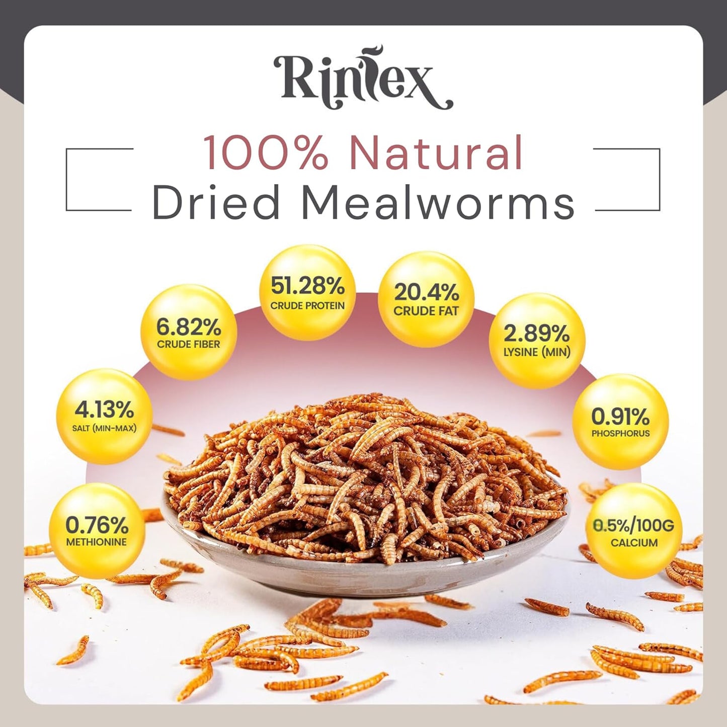 5-lbs-rinlex-dried-mealworms-high-protein-bulk-mealworms-for-chickens-reptiles-wild-birds---hamster-pigeon-crow-tree-frog-treats-6