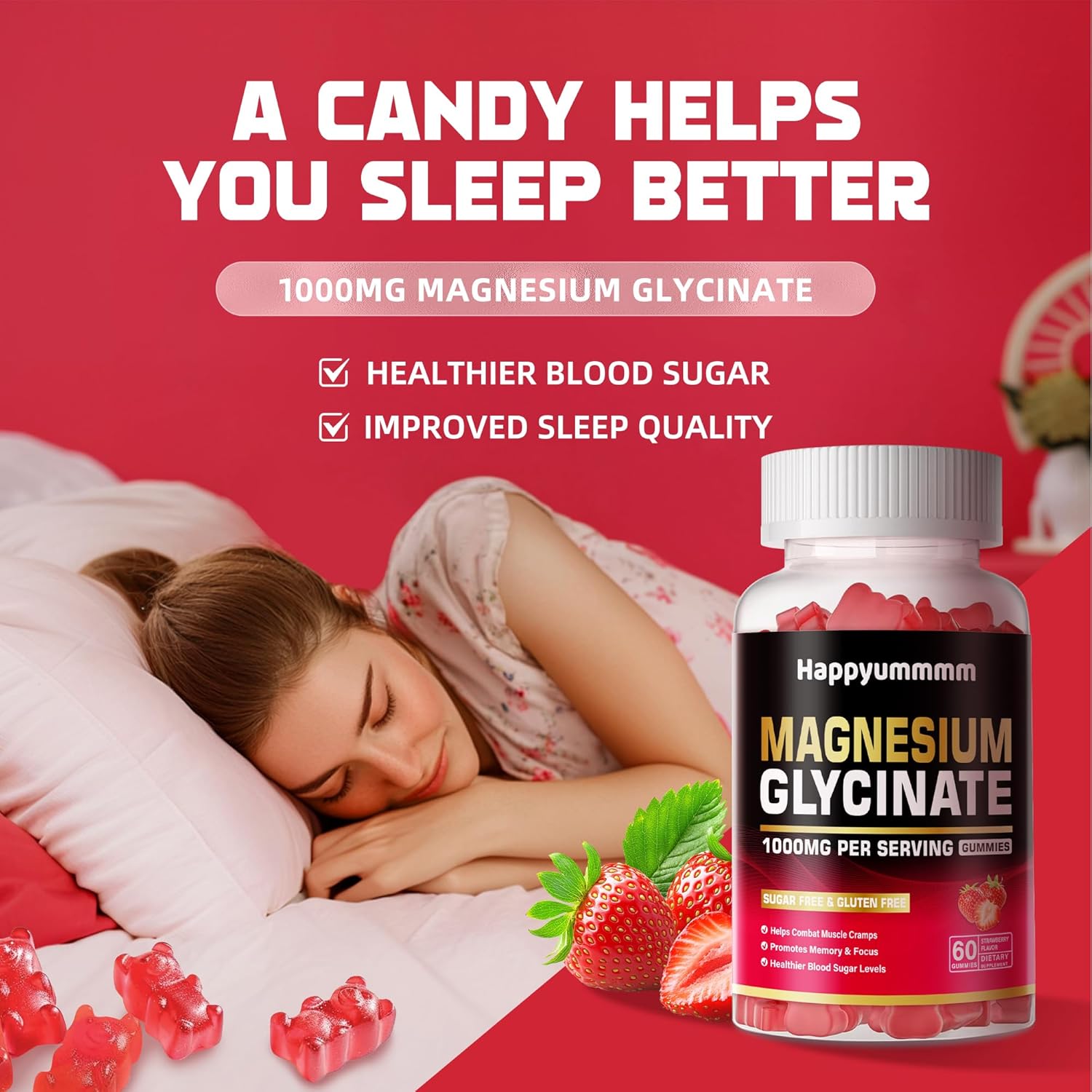happyummmm-magnesium-glycinate-gummies-1000mg---sugar-free-supplement-with-vitamin-d-b6-coq10-for-calm-mood-sleep-support---60-strawberry-gummies-5