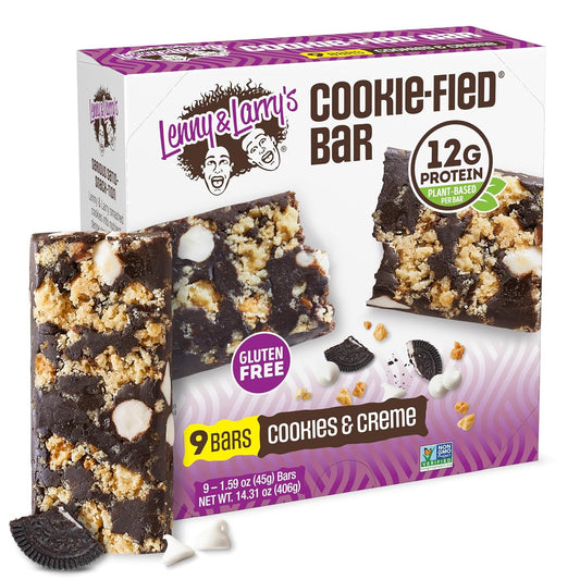 lenny-larrys-cookies-creme-vegan-protein-bars---9-pack-of-45g-healthy-snacks-with-12g-plant-protein-5g-fiber---gluten-free-keto-friendly-non-gmo-vegan-power-bar-1