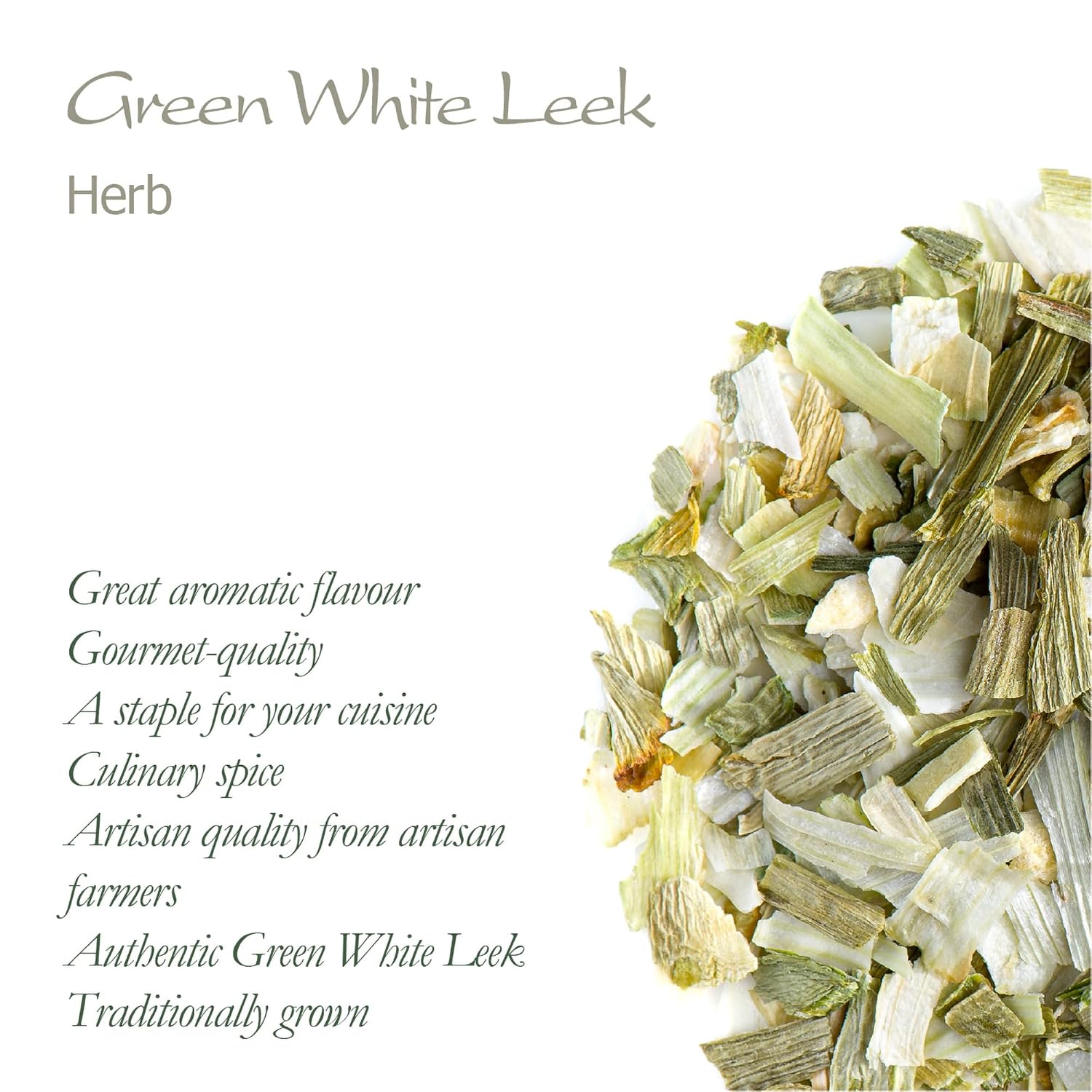 Valley of Tea Green White Leek Herb - Premium Dried Gourmet Leeks for Cooking and Seasoning - Espot.com.au