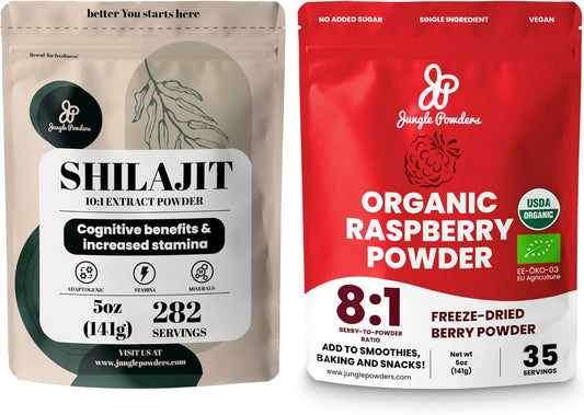 organic-jungle-superfood-bundle-raw-shilajit-raspberry-powder-combo---energy-immune-support-for-men-usda-certified---ideal-for-baking-smoothies-1
