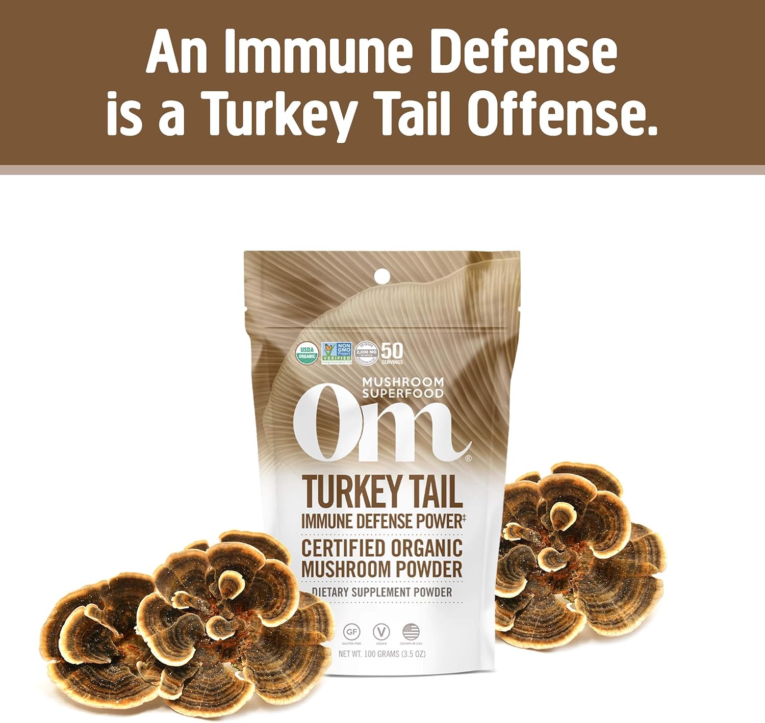 organic-turkey-tail-mushroom-powder---immune-support-gut-health-supplement---35oz-50-servings---rich-in-polysaccharides-beta-glucans-2