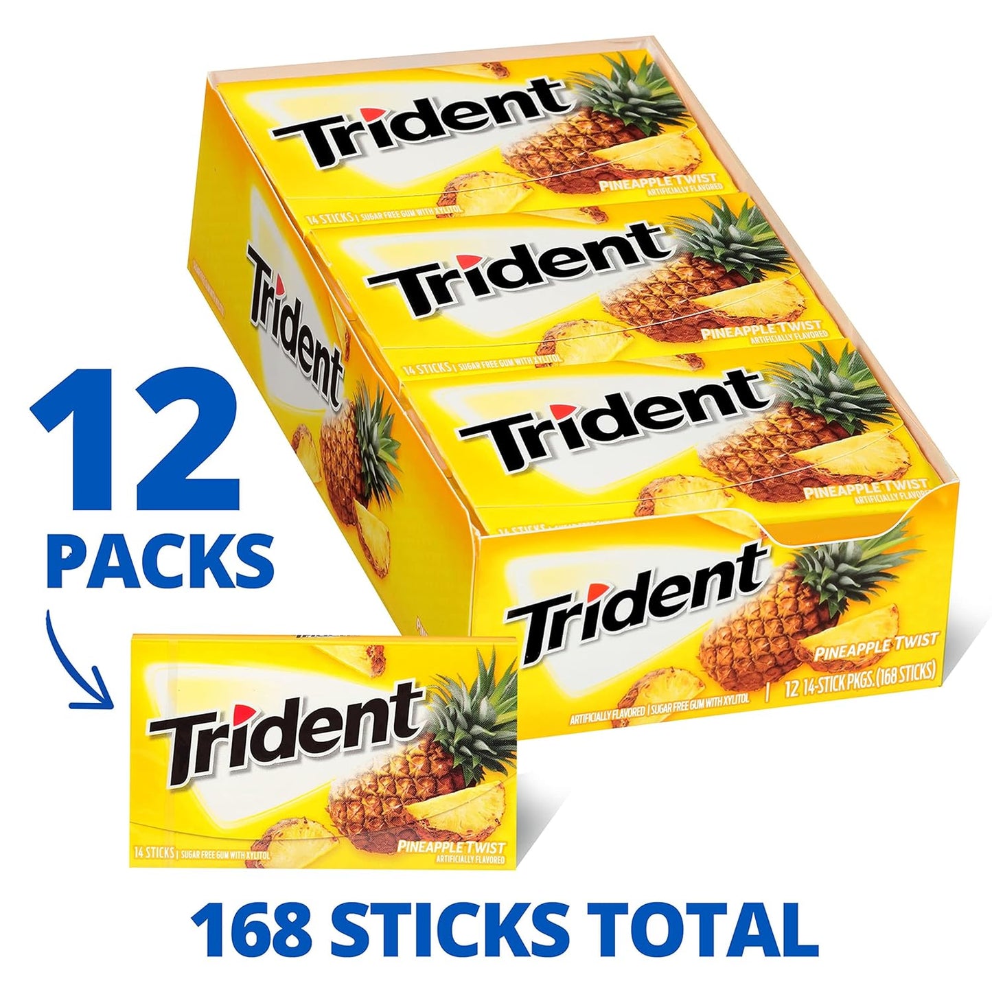 trident-pineapple-twist-sugar-free-gum-12-packs---168-pieces-total-2