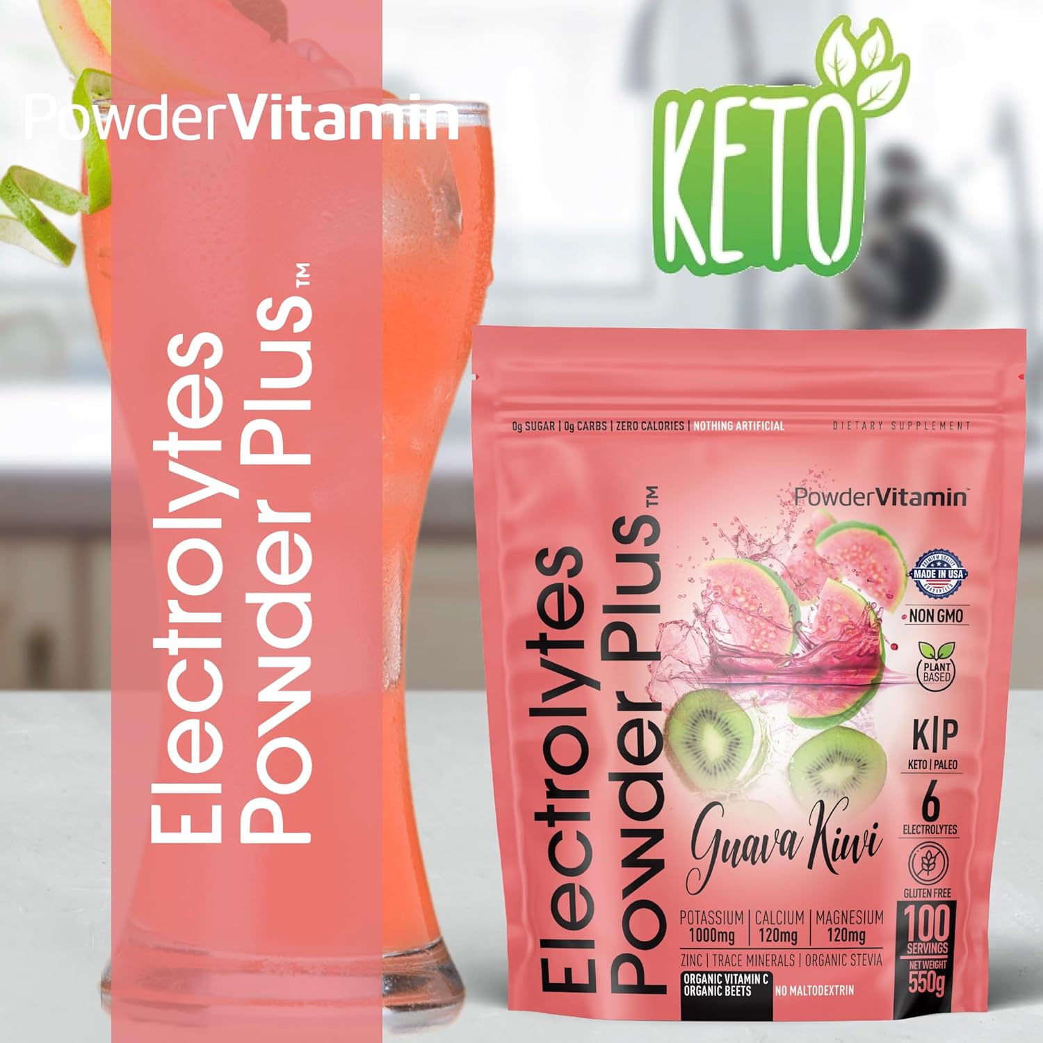 guava-kiwi-electrolyte-powder---zero-calorie-keto-drink-with-1000mg-potassium-120mg-calcium-120mg-magnesium---100-servings-of-hydration-powder-2