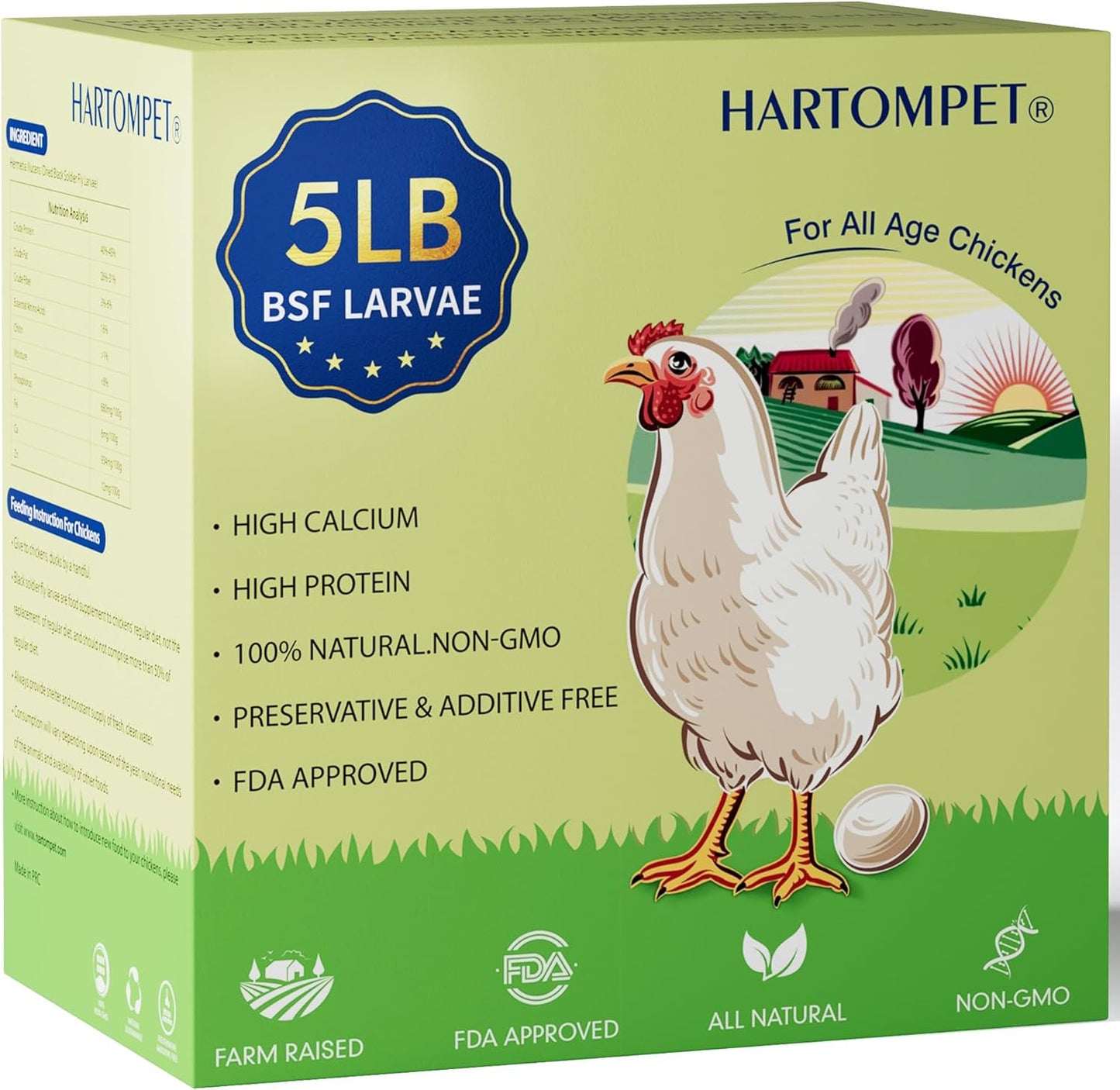 5-lbs-non-gmo-black-soldier-fly-larvae-treats-for-chickens-ducks-wild-birds---high-calcium-chicken-feed-additive---superior-to-dried-mealworms-2