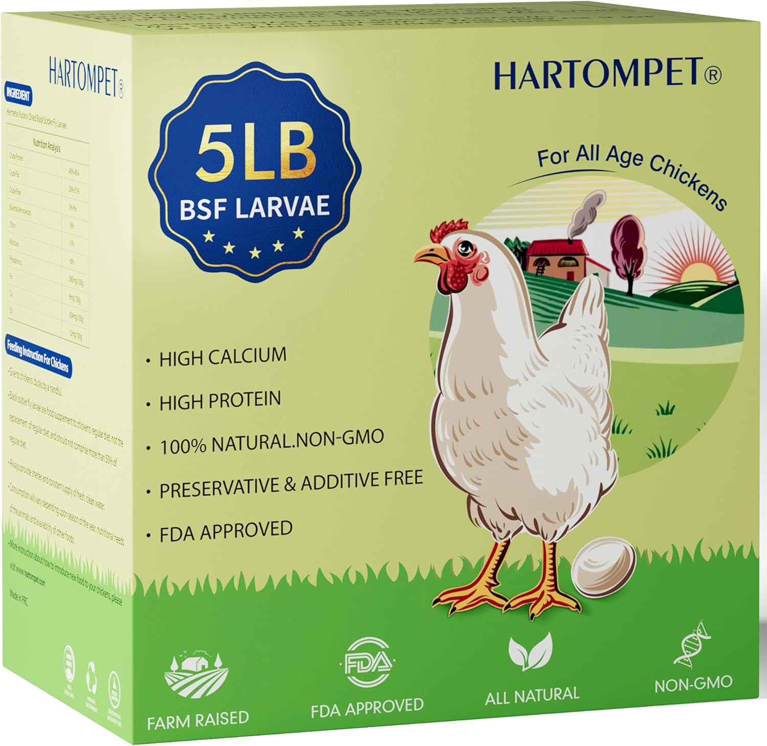 5-lbs-non-gmo-black-soldier-fly-larvae-treats-for-chickens-ducks-wild-birds---high-calcium-chicken-feed-additive---superior-to-dried-mealworms-2