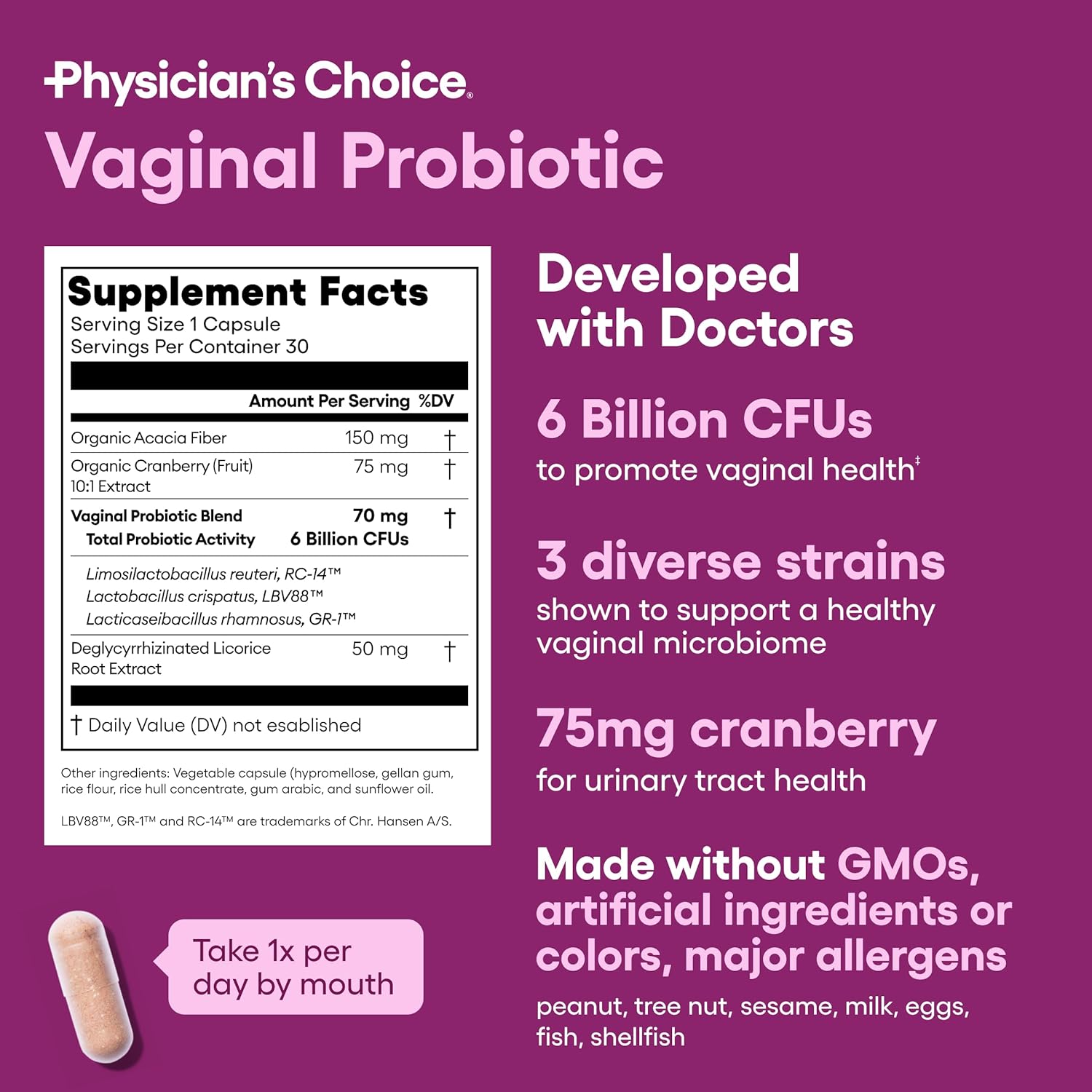 organic-vaginal-probiotics-with-licorice-root-for-women---ph-balance-odor-control-yeast-support---6b-cfu---prebiotic-cranberry-extract---30-capsules-5