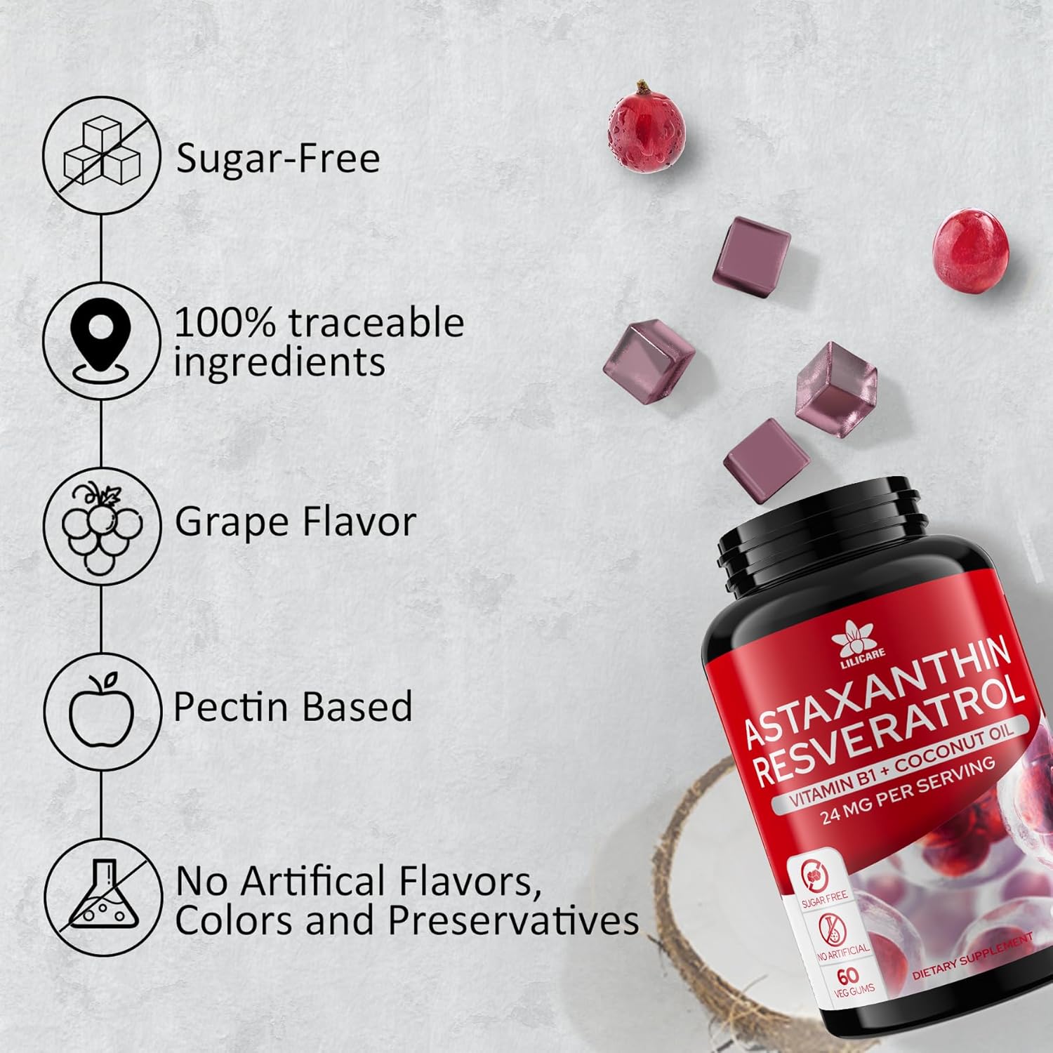 sugar-free-antioxidant-gummies-with-astaxanthin-24mg-and-resveratrol-500mg---supports-healthy-aging-skin-eyes-joints-immune-system---vegan-non-gmo---60-count-grape-flavor-7