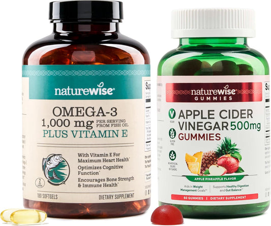 bundle-naturewise-omega-3-fish-oil-1000mg-apple-cider-vinegar-gummies-500mg---heart-eye-digestive-health---18060-count---vegan-non-gmo-gluten-soy-free-1