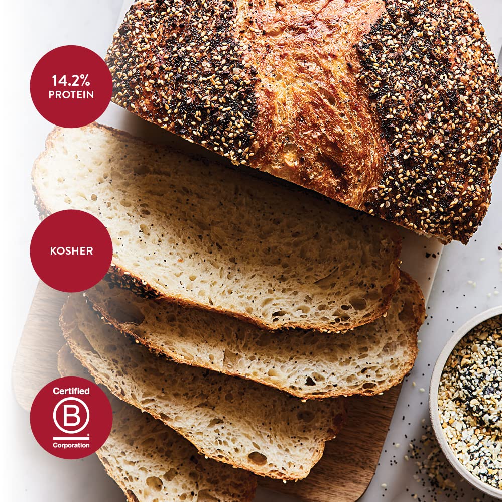 king-arthur-high-gluten-flour---3-lb-bag-of-white-flour-with-high-protein-content---contains-wheat-and-malted-barley-flour---48-ounces-4
