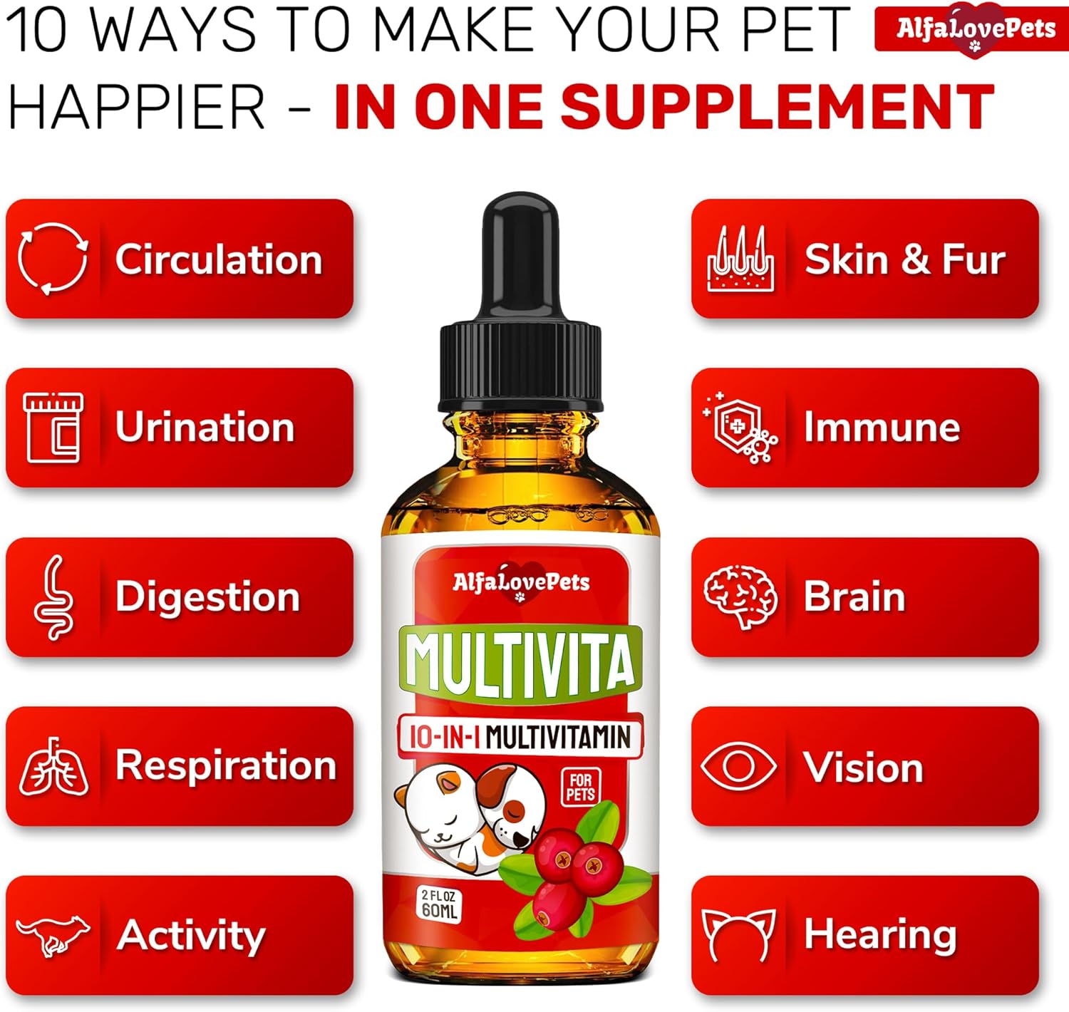 alfa-love-pets-liquid-multivitamin-for-dogs-and-cats---10-in-1-b-complex-c-d3---supports-digestion-urination-hip-joint-skin-coat---cranberry-flavor---2-oz-2