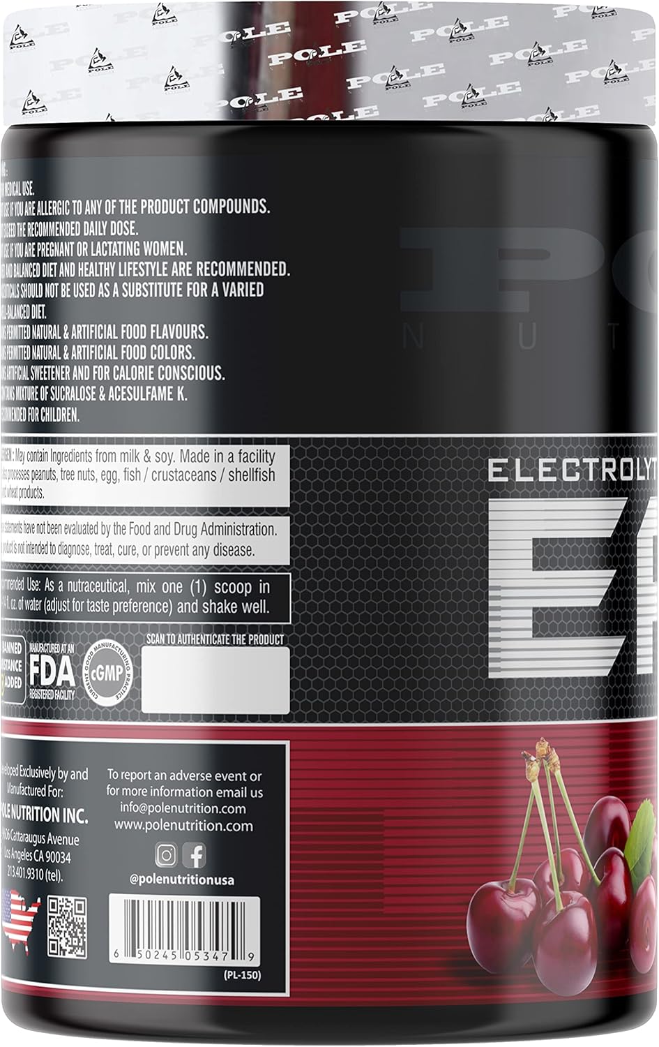 eaa-electrolytes-enhanced-pole-nutrition-powder---zero-sugar-black-cherry-flavored-390g-30-servings-2