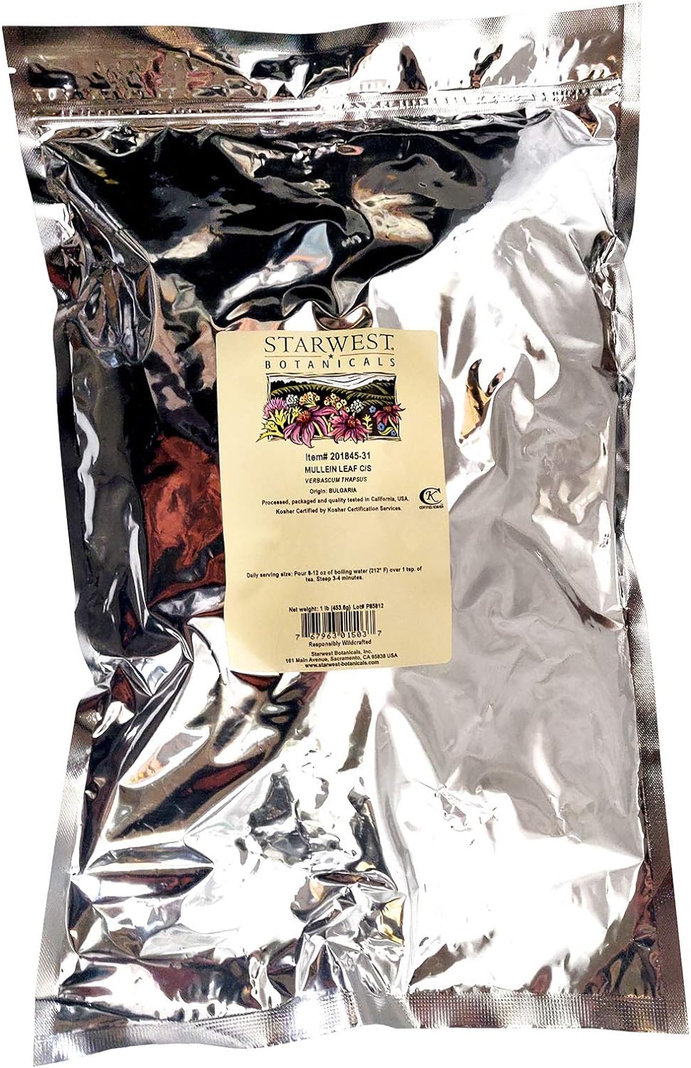 1lb-starwest-botanicals-mullein-leaf-cut-sifted-wildcrafted-quality---bulk-size-for-tea-herbal-remedies-lung-health---non-gmo-gluten-free-1