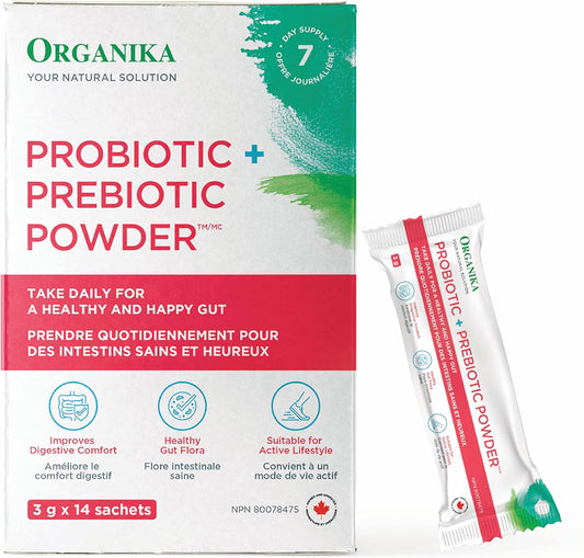 organika-probiotic-and-prebiotic-powder-sachets---14-count-3-grams-each-1