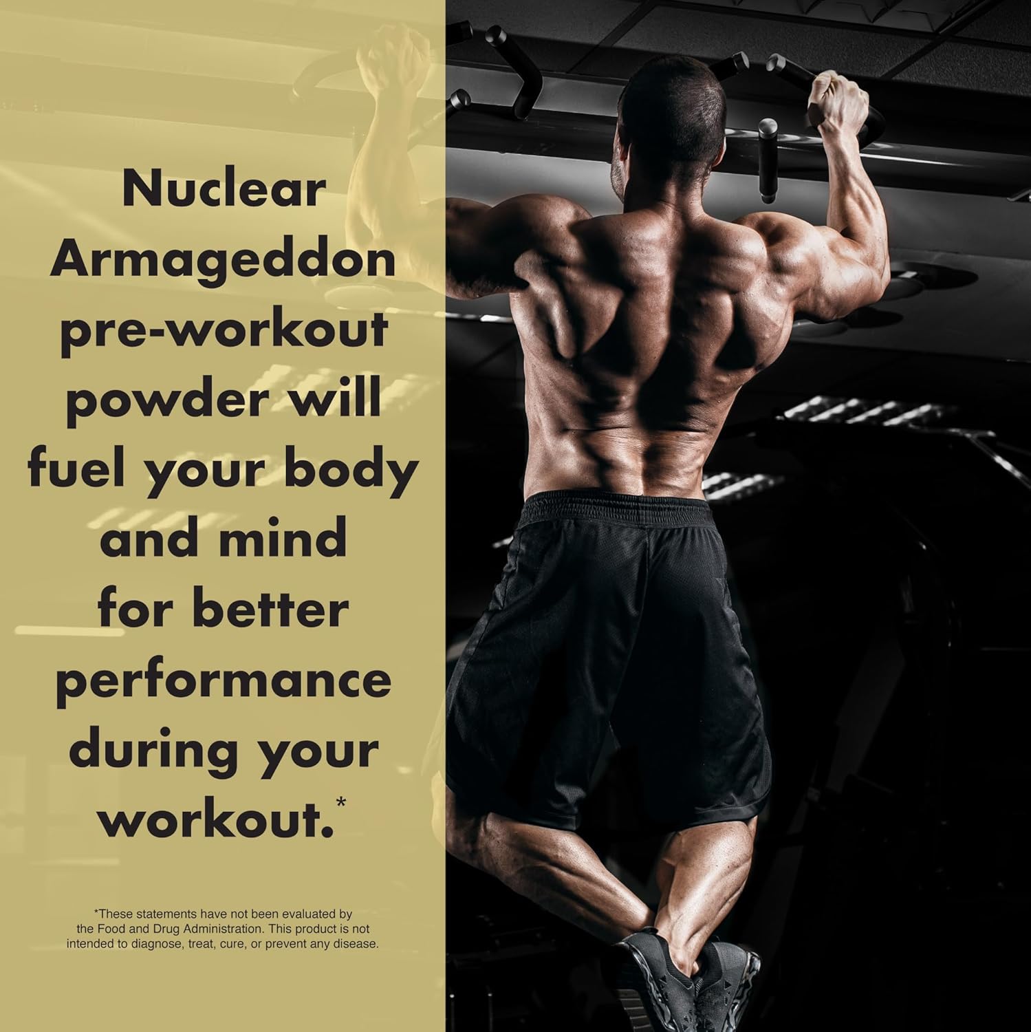 Nuclear Armageddon Pre-Workout Powder - L-Citrulline, Beta Alanine, Caffeine - Orange Juice Flavor - 30 Servings for Men & Women - Espot.com.au