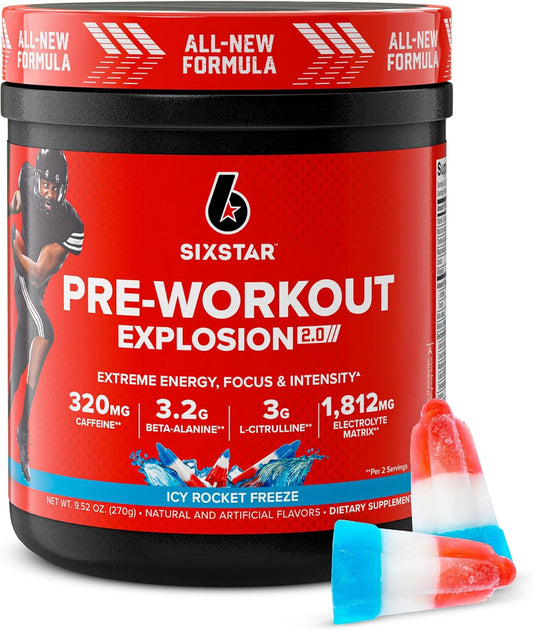 six-star-pre-workout-powder---icy-rocket-freeze-flavor-30-servings---energy-drink-mix-with-beta-alanine-caffeine---sports-nutrition-supplement-for-men-women-1