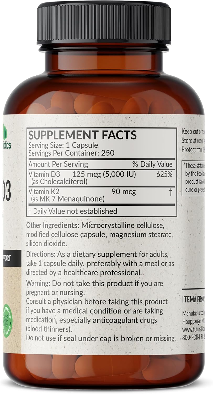 non-gmo-vitamin-k2-mk7-with-d3-supplement---high-potency-formula---5000-iu-vitamin-d3-90-mcg-vitamin-k2-mk-7-250-veg-caps-2