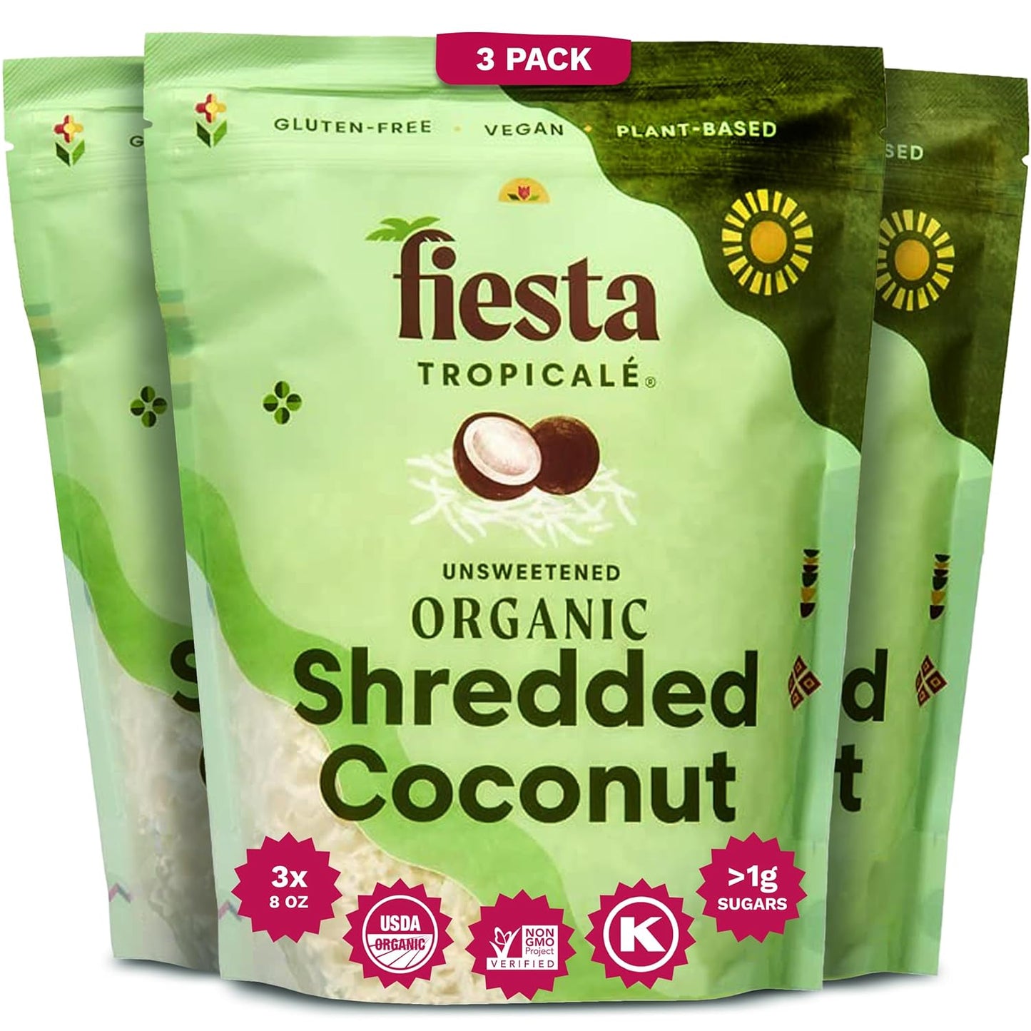 organic-raw-unsweetened-coconut-flakes-8-oz-pack-of-3---gluten-free-shredded-coconut-for-vegan-baking-smoothies-keto-recipes---fiesta-tropical-1